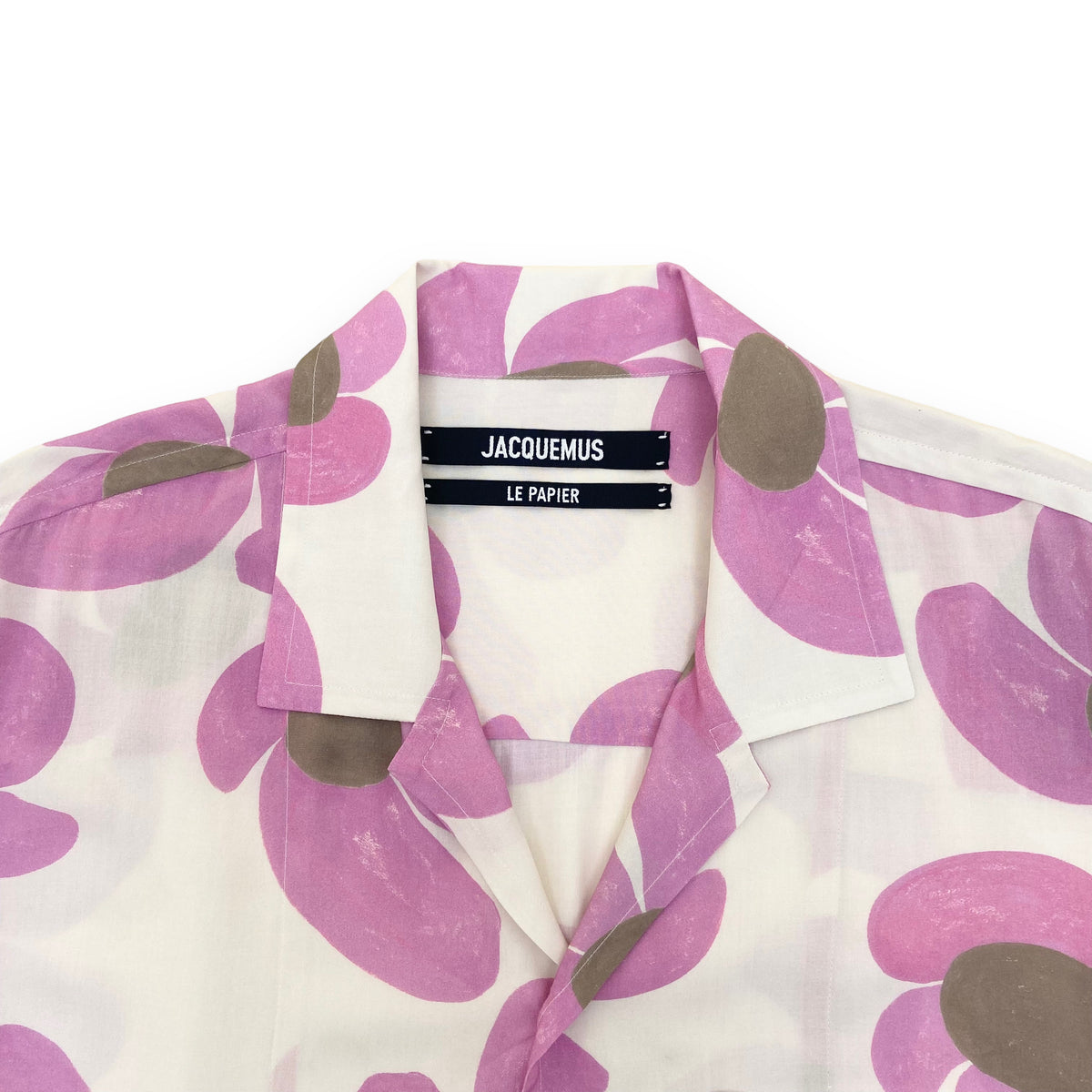 JACQUEMUS ‘LE PAPIER’ FLORAL SHIRT PINK XL