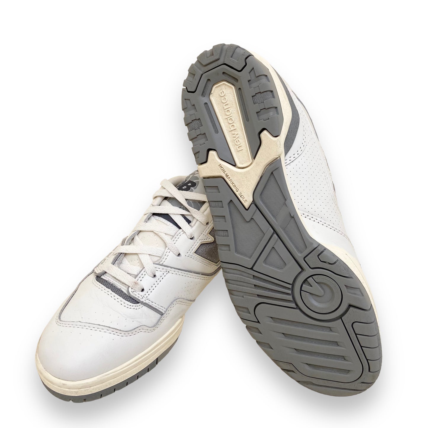 AIME LEON DORE X NEW BALANCE 550 SNEAKERS WHITE / GREY UK10.5
