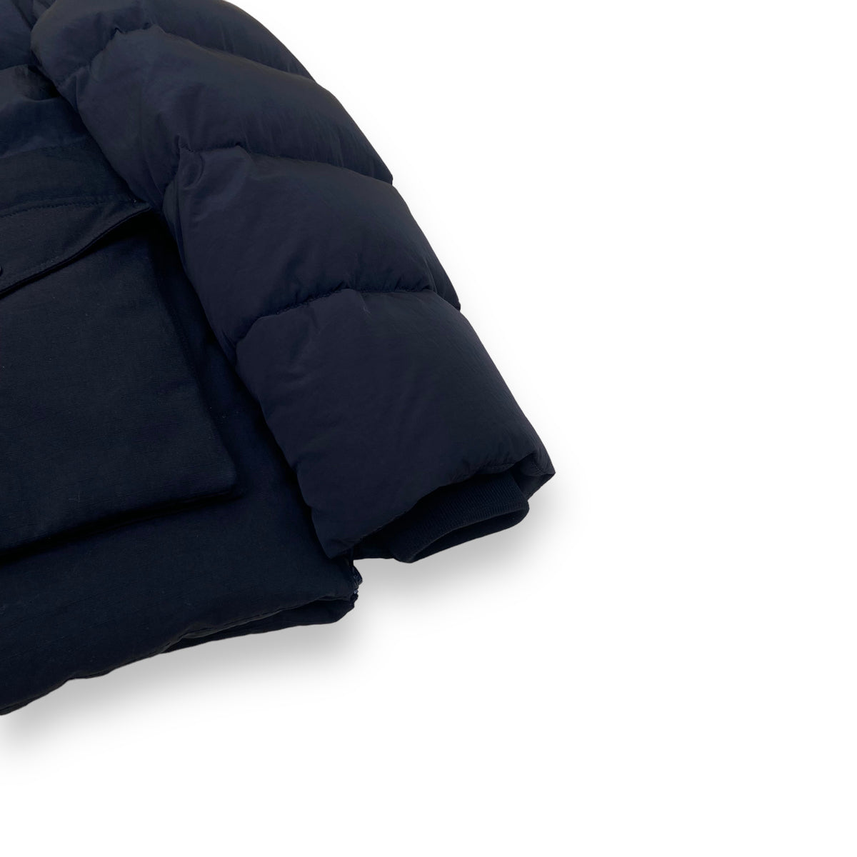 DOLCE & GABBANA PLATE PUFFER JACKET BLACK XS