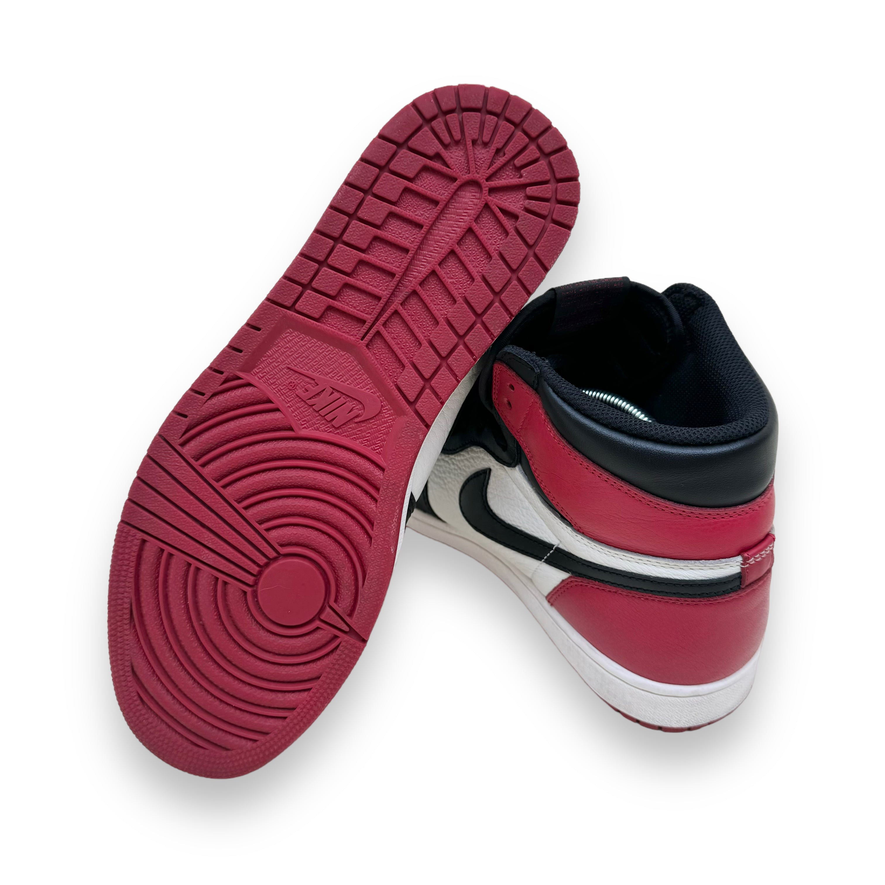 JORDAN 1 RETRO HIGH OG BRED TOE UK9
