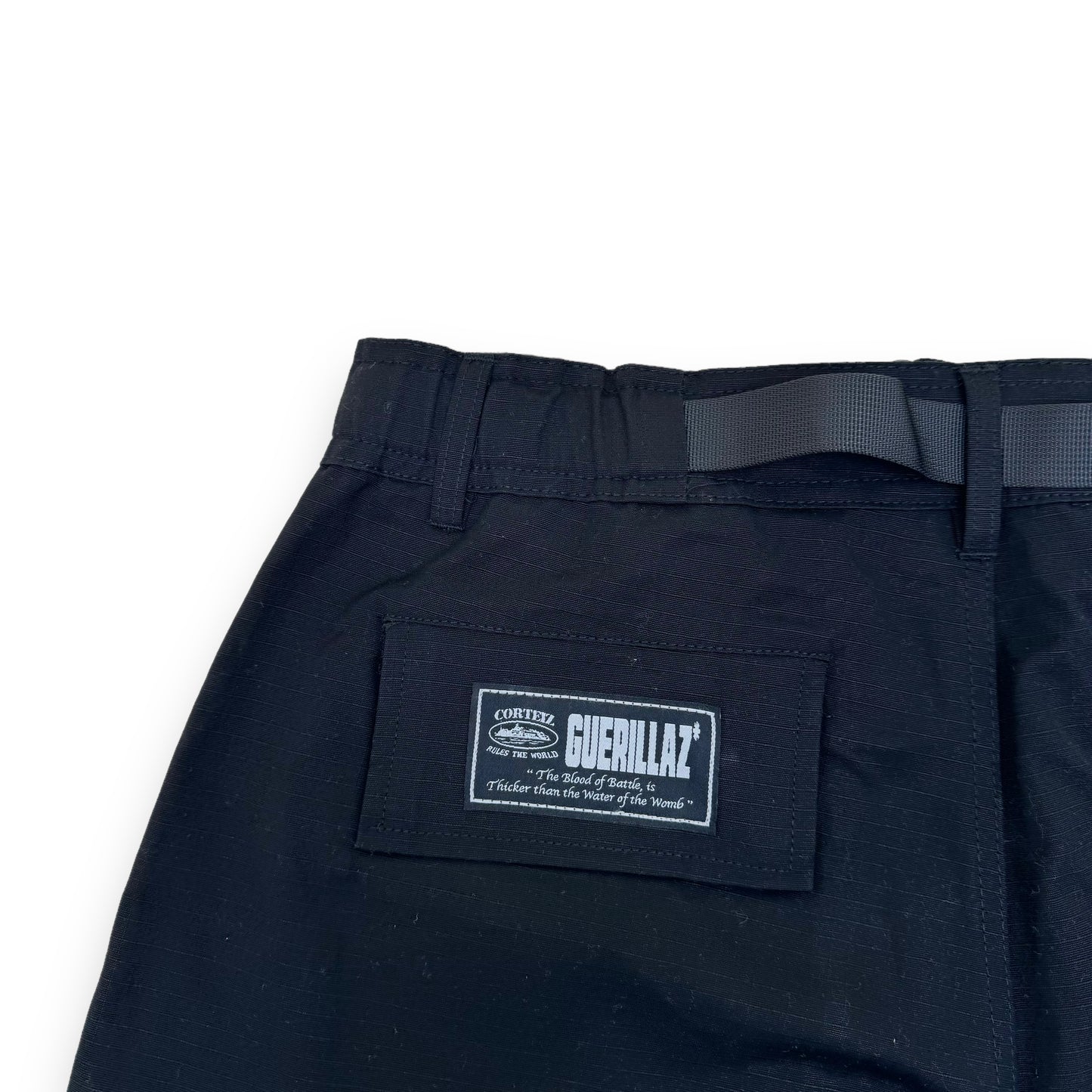 CORTEIZ CARGO SHORTS BLACK L