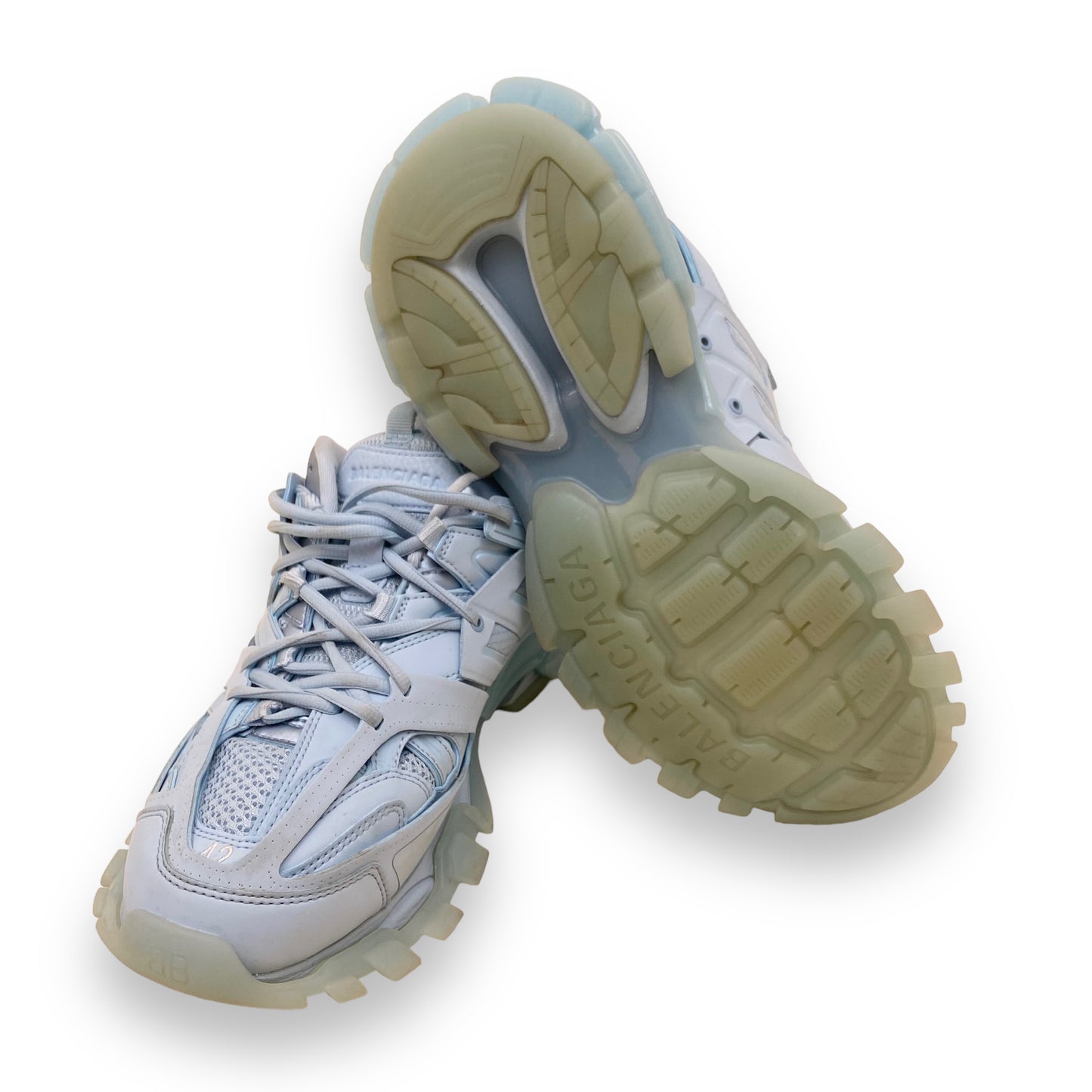 BALENCIAGA TRACK RUNNER SNEAKERS BABY BLUE UK8