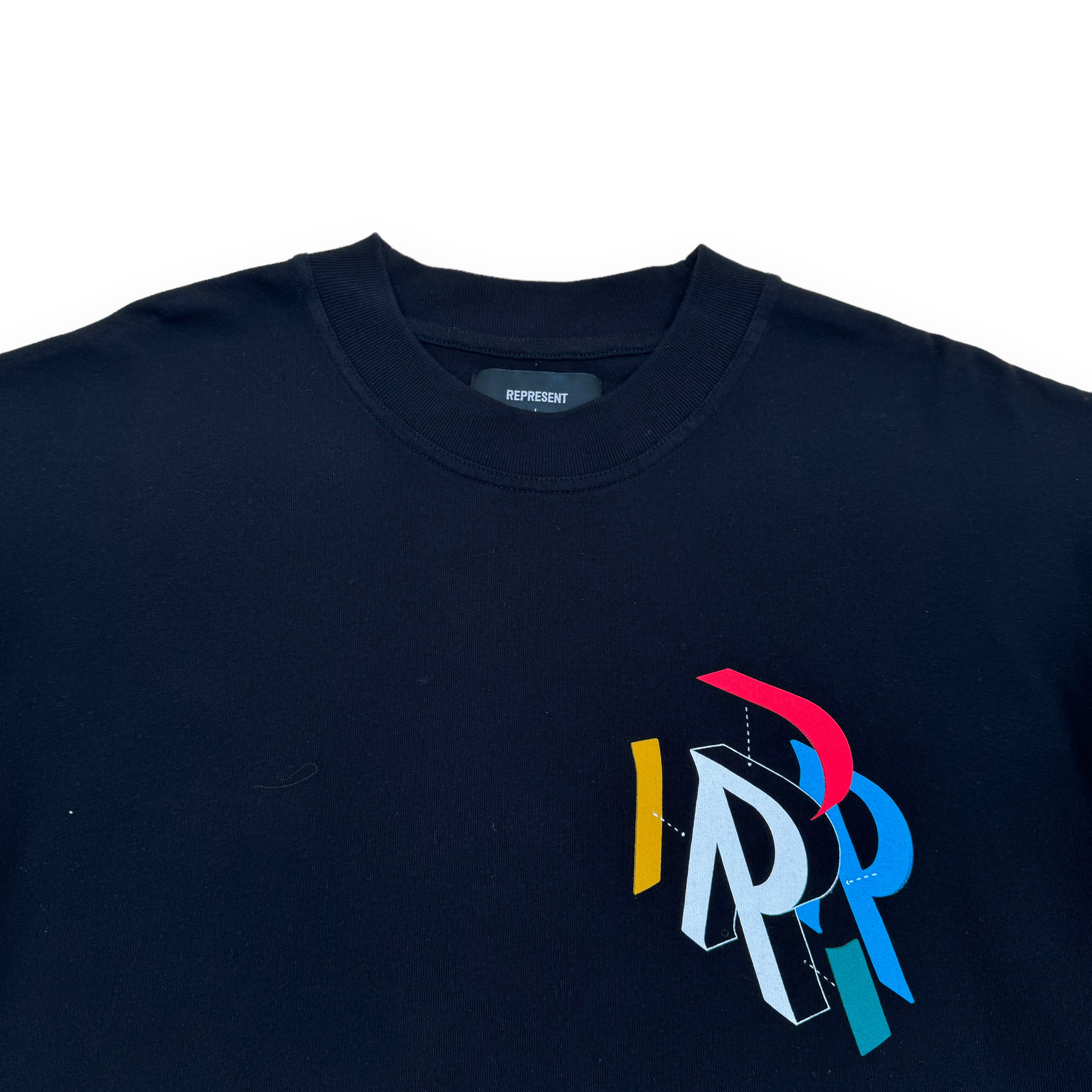 REPRESENT INITIAL ASSEMBLY T-SHIRT BLACK L