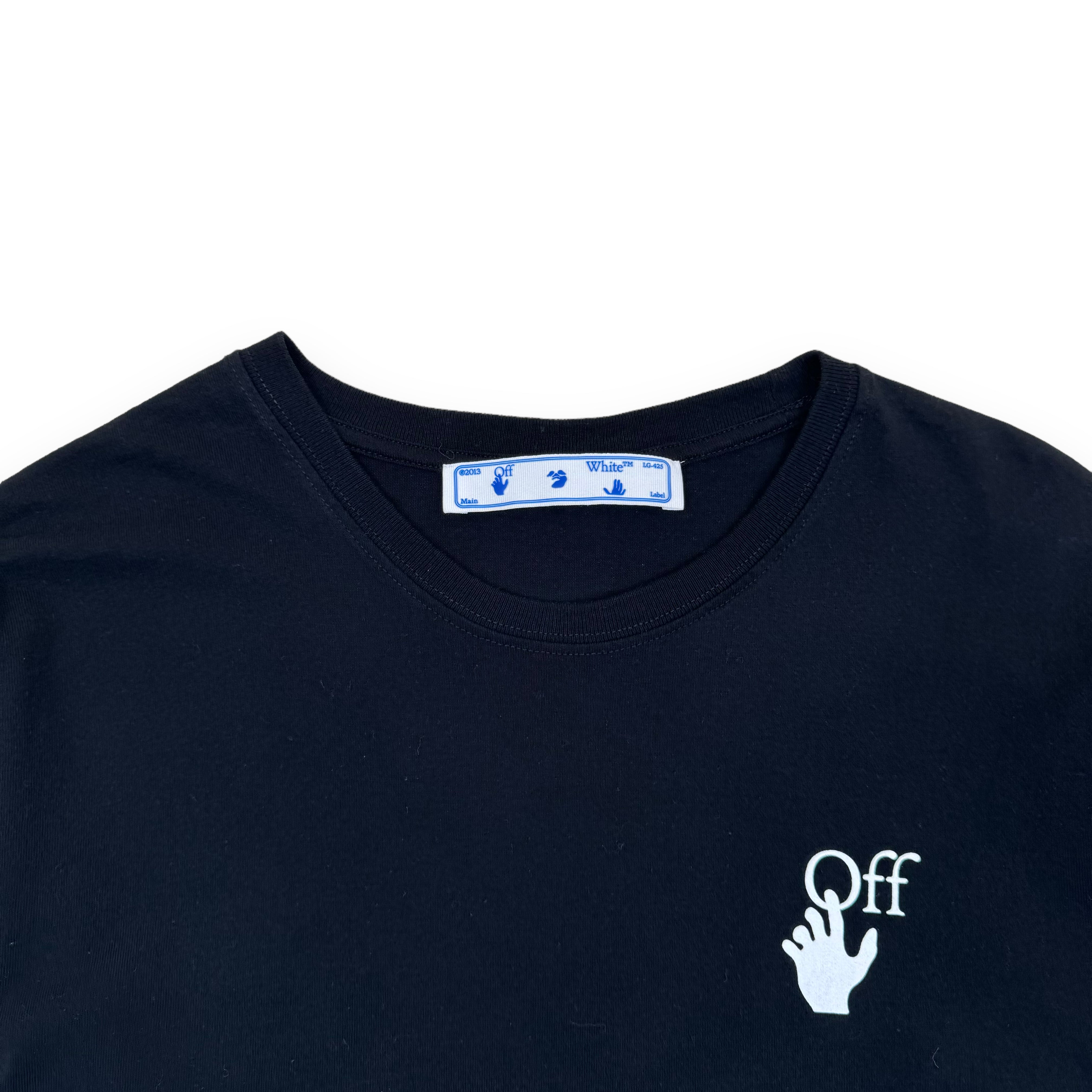 OFF-WHITE LONG SLEEVE DEGRADE ARROW T-SHIRT BLACK L