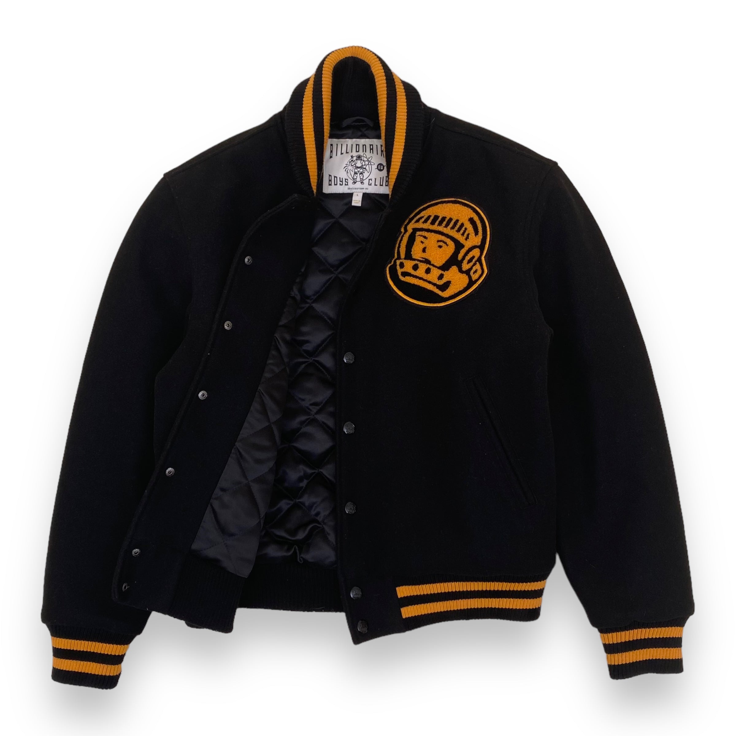 BILLIONAIRE BOYS CLUB ASTRO VARSITY JACKET BLACK L