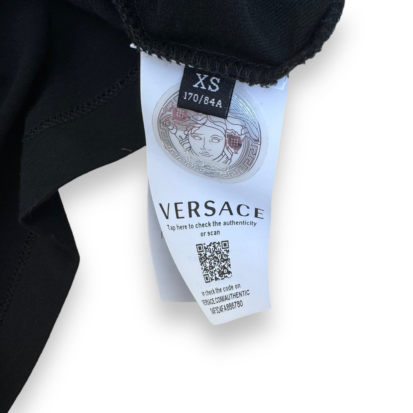 VERSACE T-SHIRT BLACK XS