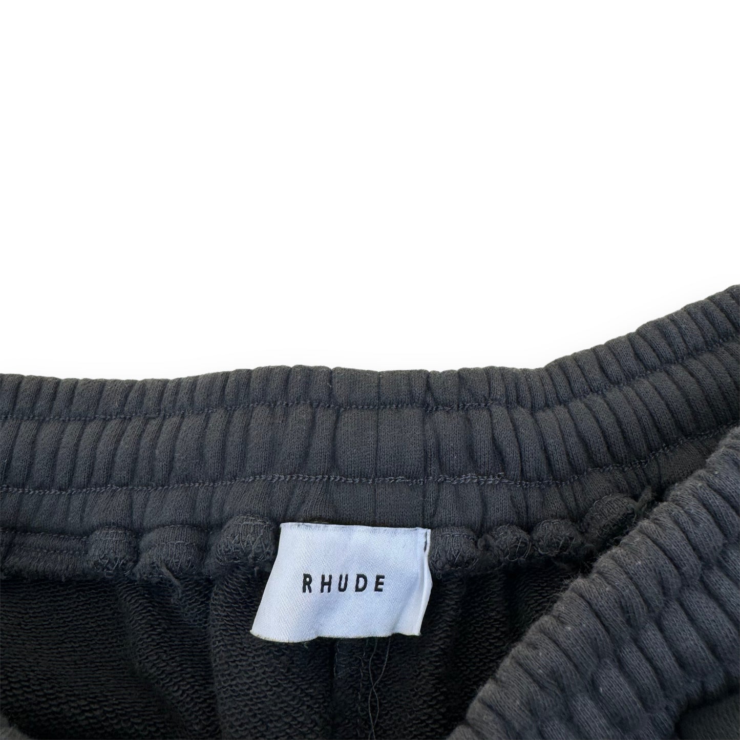 RHUDE SWEAT SHORTS GREY L
