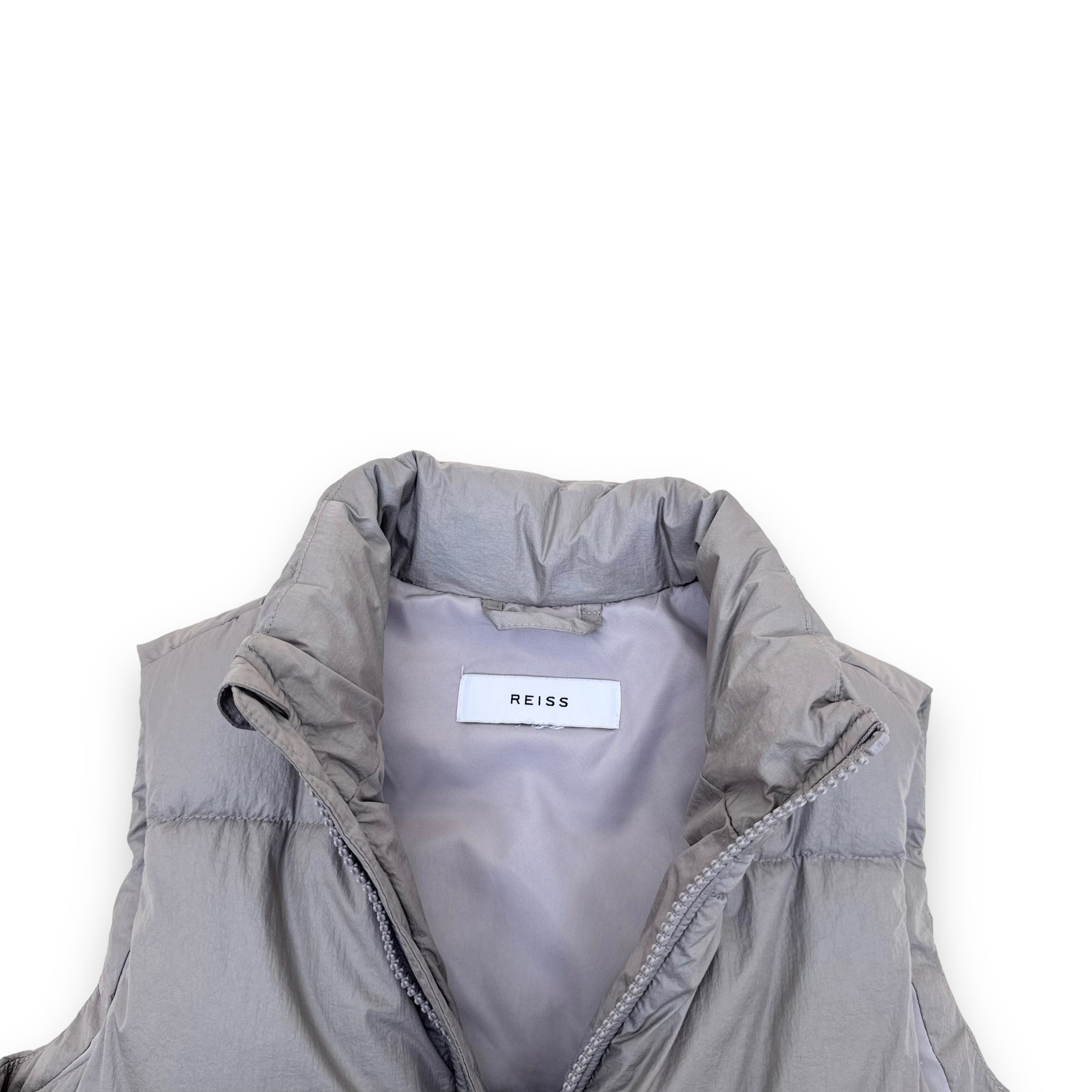 REISS PUFFER GILET JACKET GREY AGE6