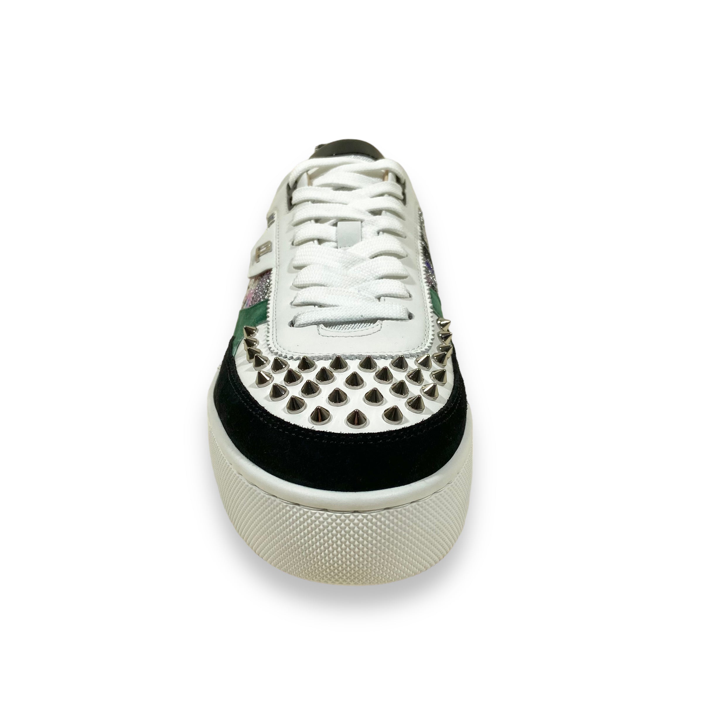 CHRISTIAN LOUBOUTIN HAPPYRUI GLITTER SNEAKERS MULTI UK8