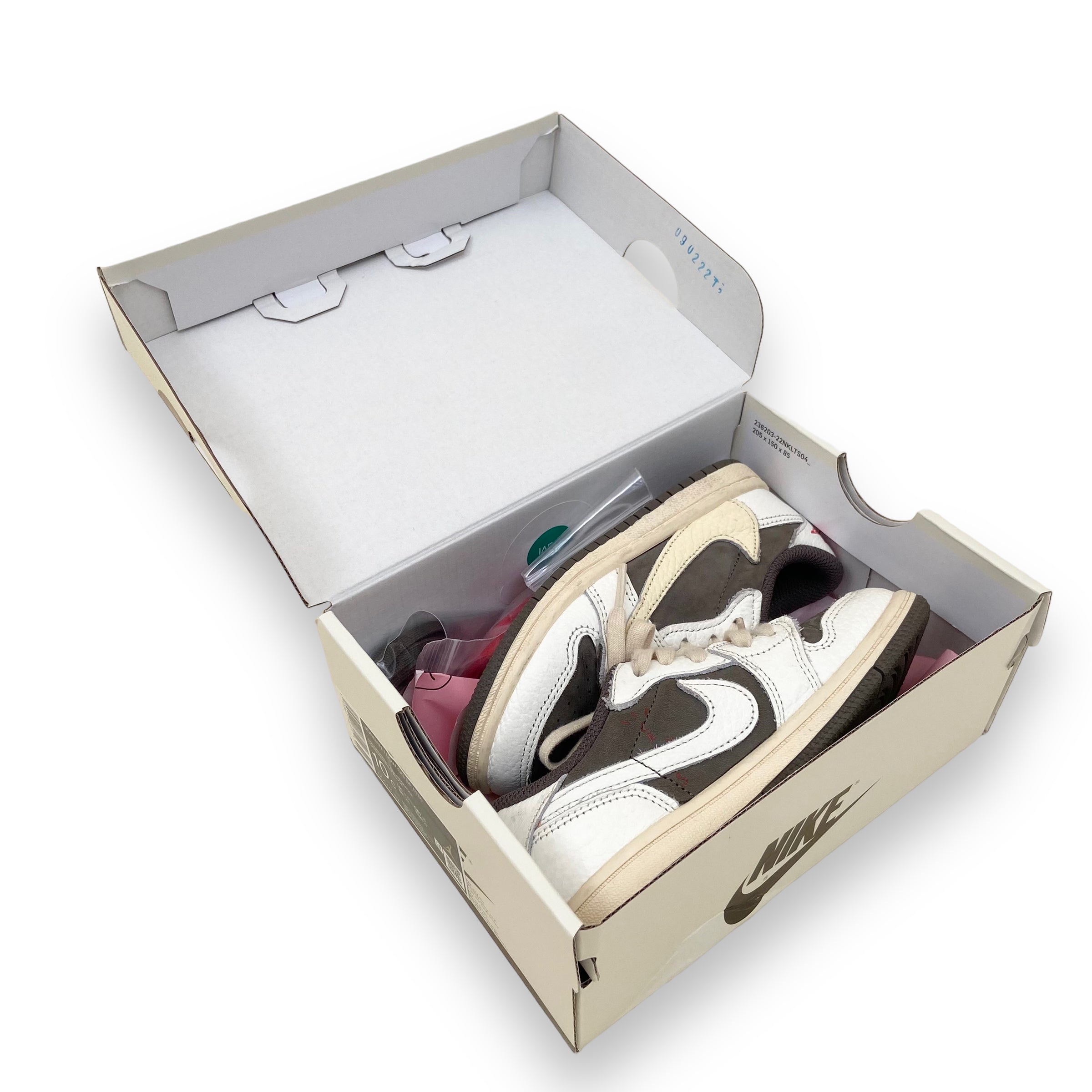 NIKE JORDAN 1 LOW RETRO OG SP TRAVIS SCOTT REVERSE MOCHA UK9.5