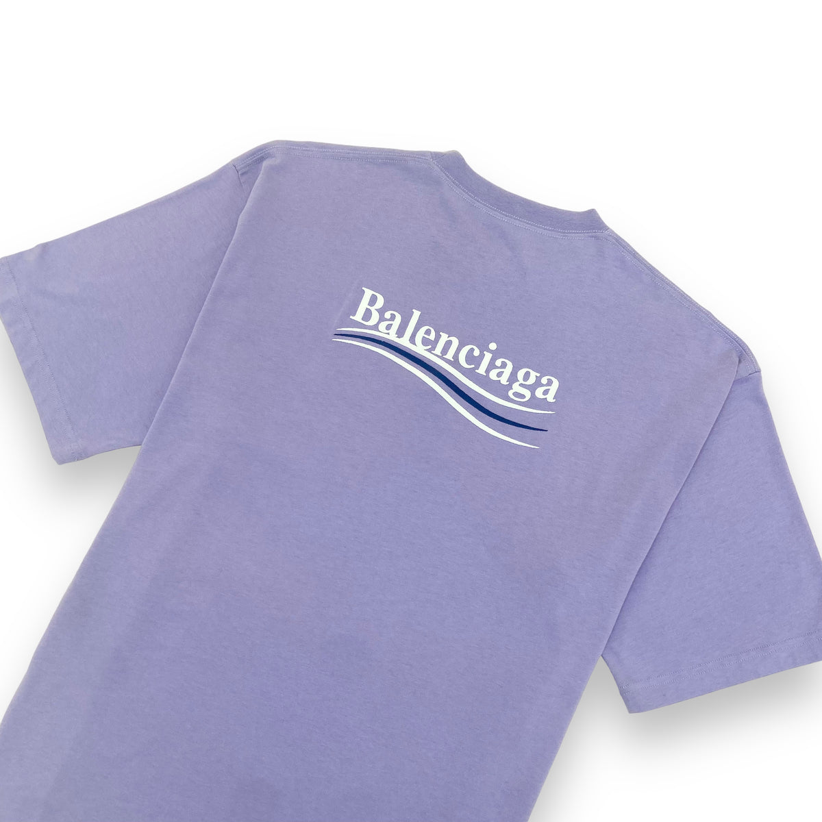 BALENCIAGA POLITICAL CAMPAIGN T-SHIRT LAVENDER L