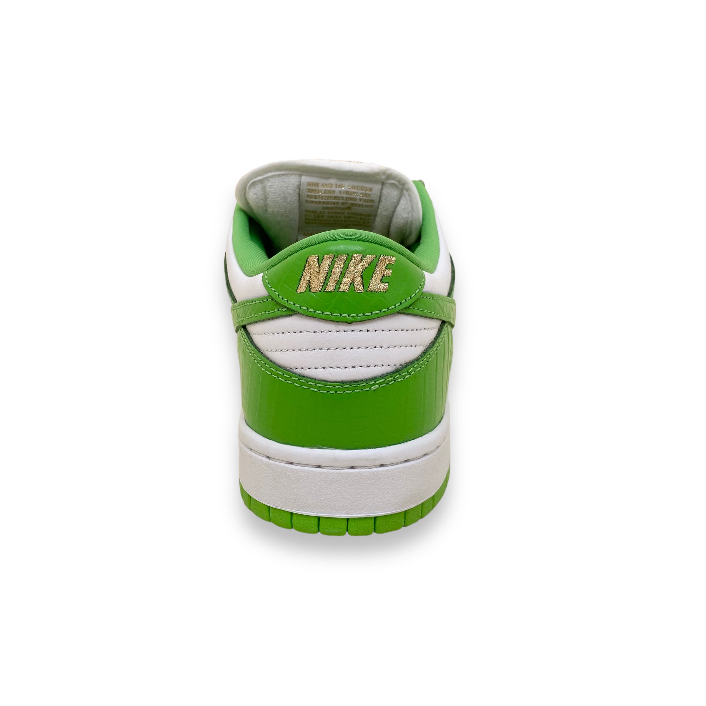 NIKE X SUPREME DUNK LOW STARS OG SB QS SNEAKERS ‘MEAN GREEN’ UK10