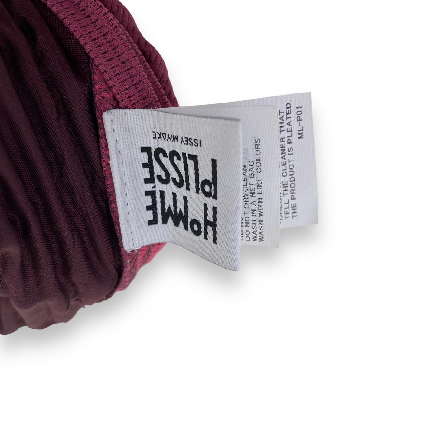 ISSEY MIYAKE HOMME PLISSÉ TECHNICAL BAGGY TROUSERS PURPLE L