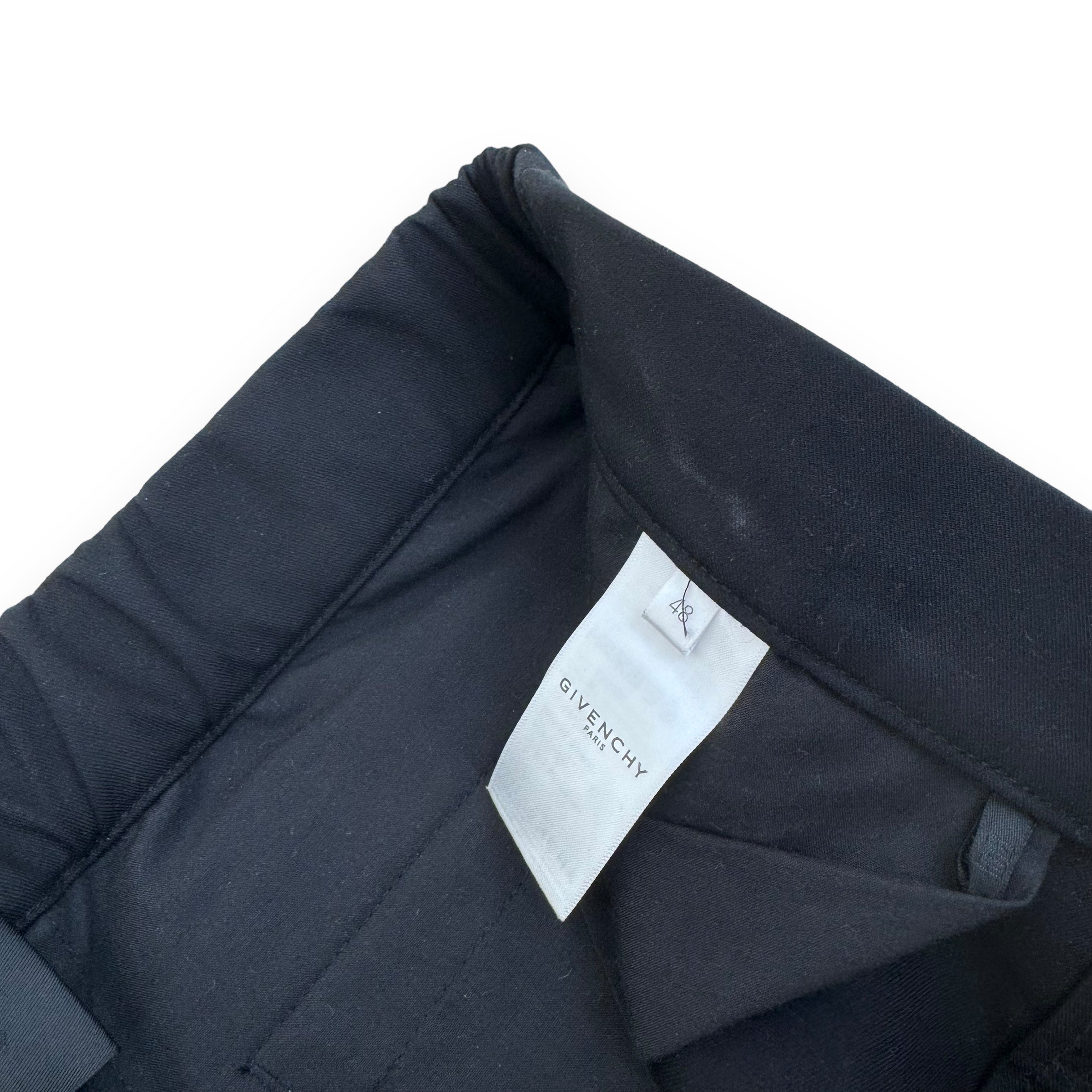 GIVENCHY ZIP TROUSERS BLACK M