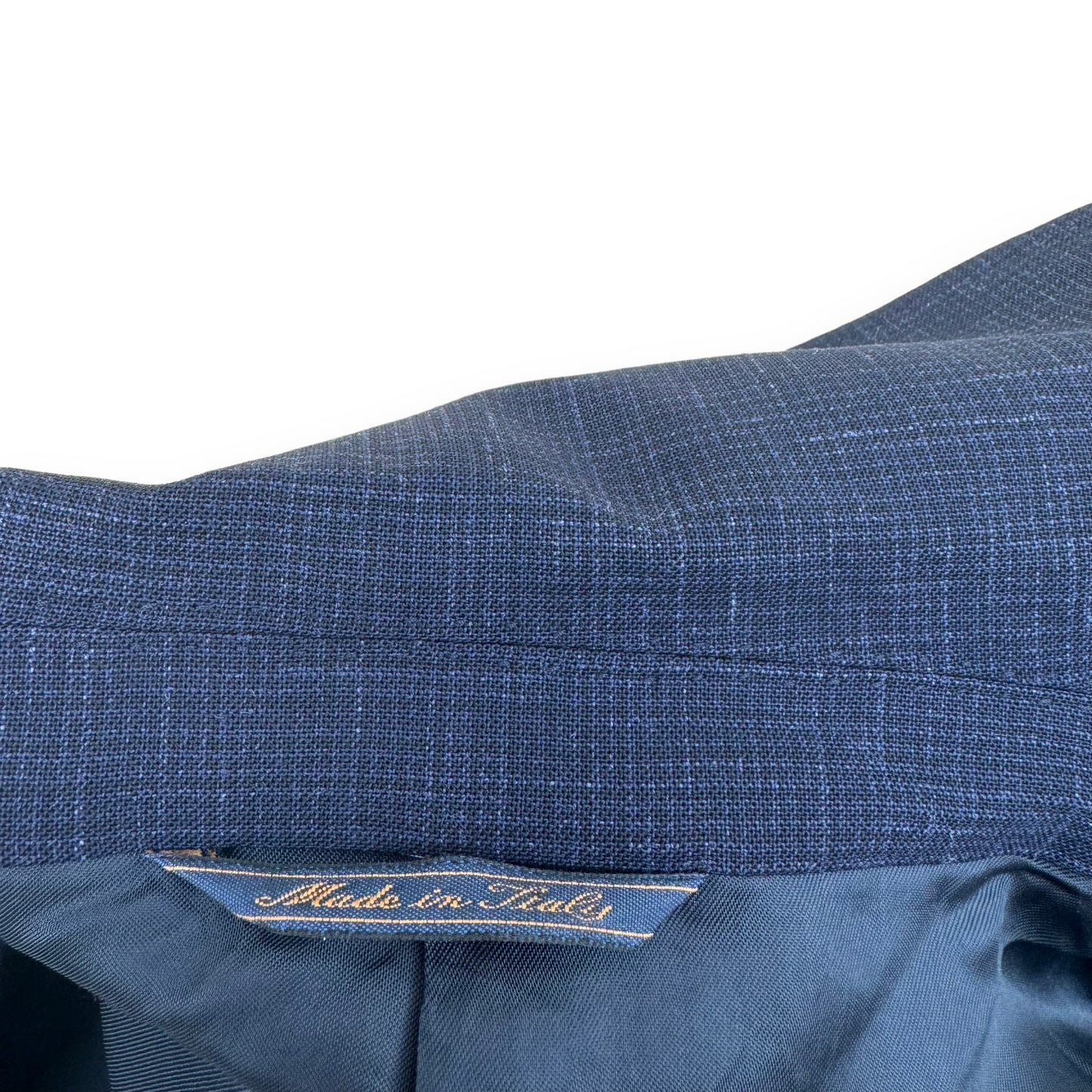 THOM SWEENEY DOUBLE BREASTED BESPOKE LONG JACKET NAVY XS