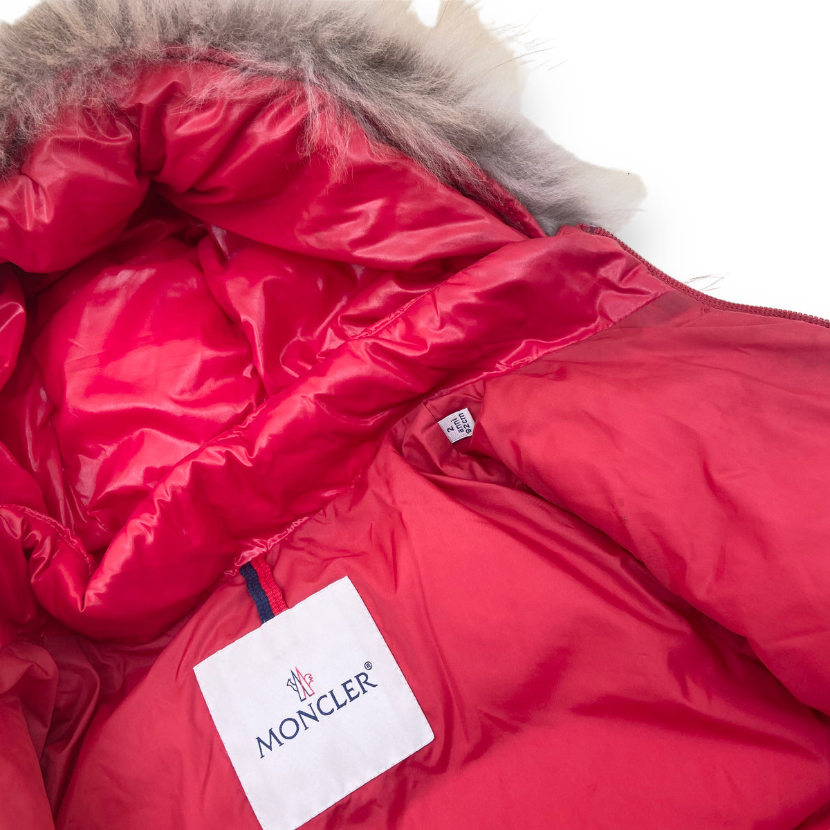 MONCLER PUFFER JACKET RED AGE2