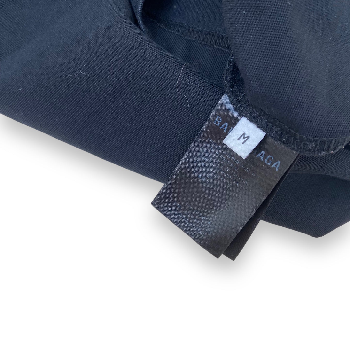 BALENCIAGA POLITICAL LOGO T-SHIRT BLACK M