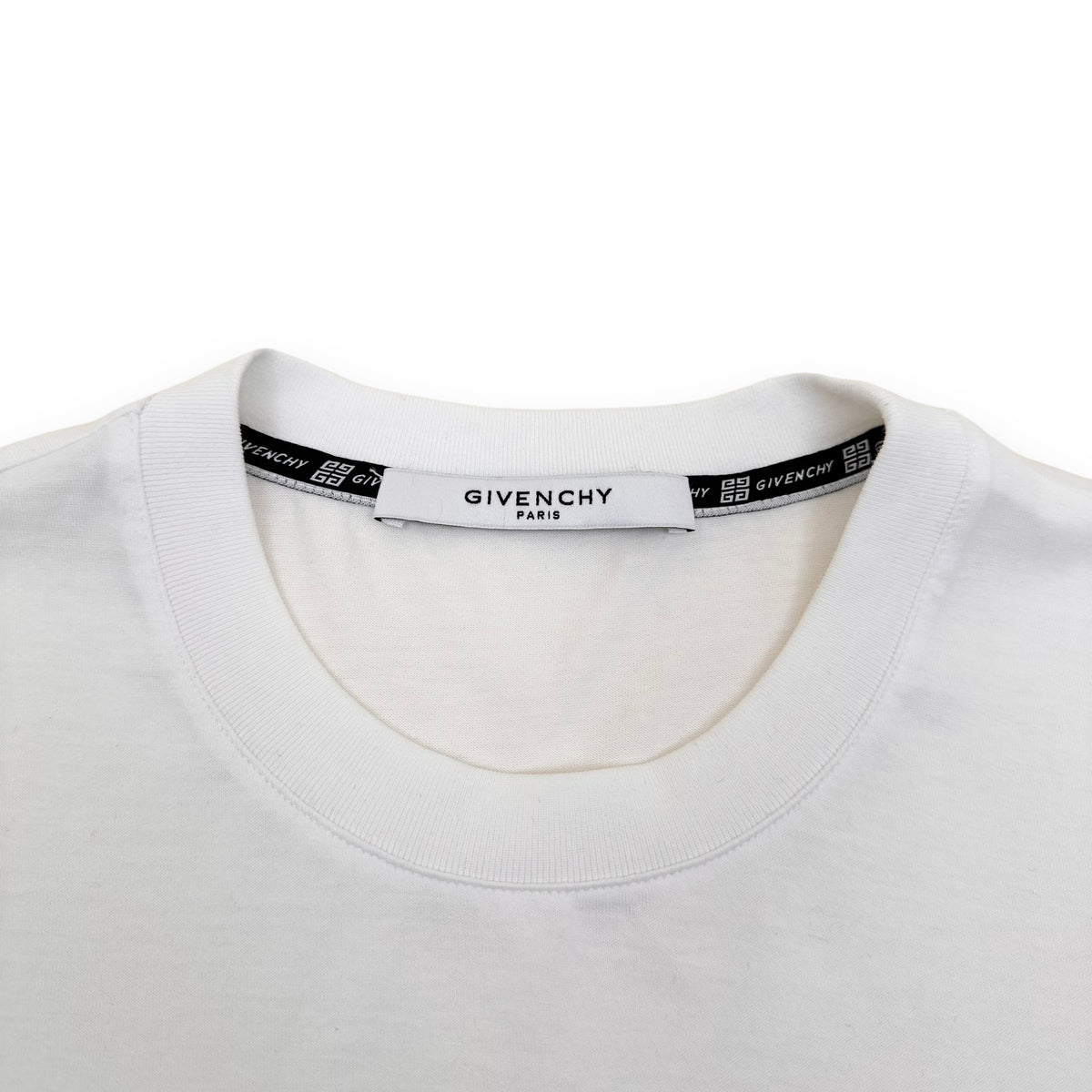 GIVENCHY COTTON LOGO T-SHIRT WHITE XS