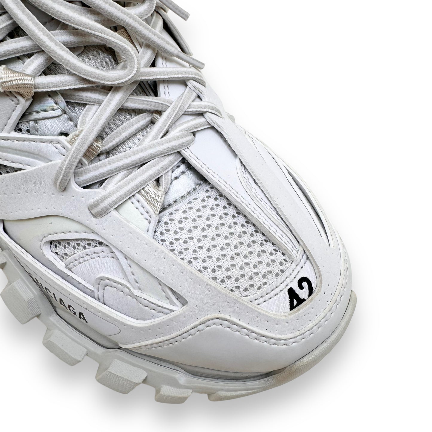 BALENCIAGA TRACK RUNNER SNEAKERS WHITE UK8