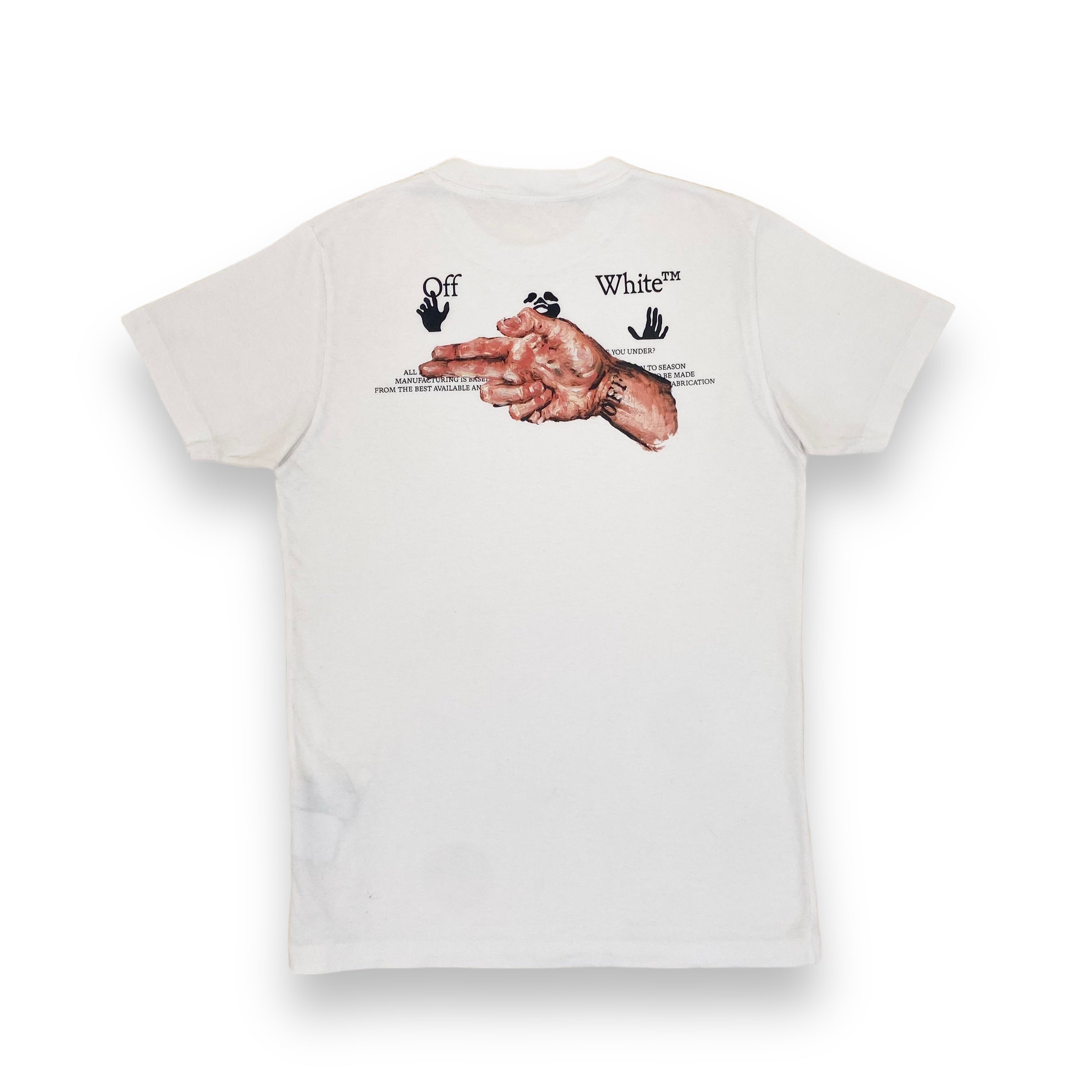 OFF-WHITE T-SHIRT WHITE S