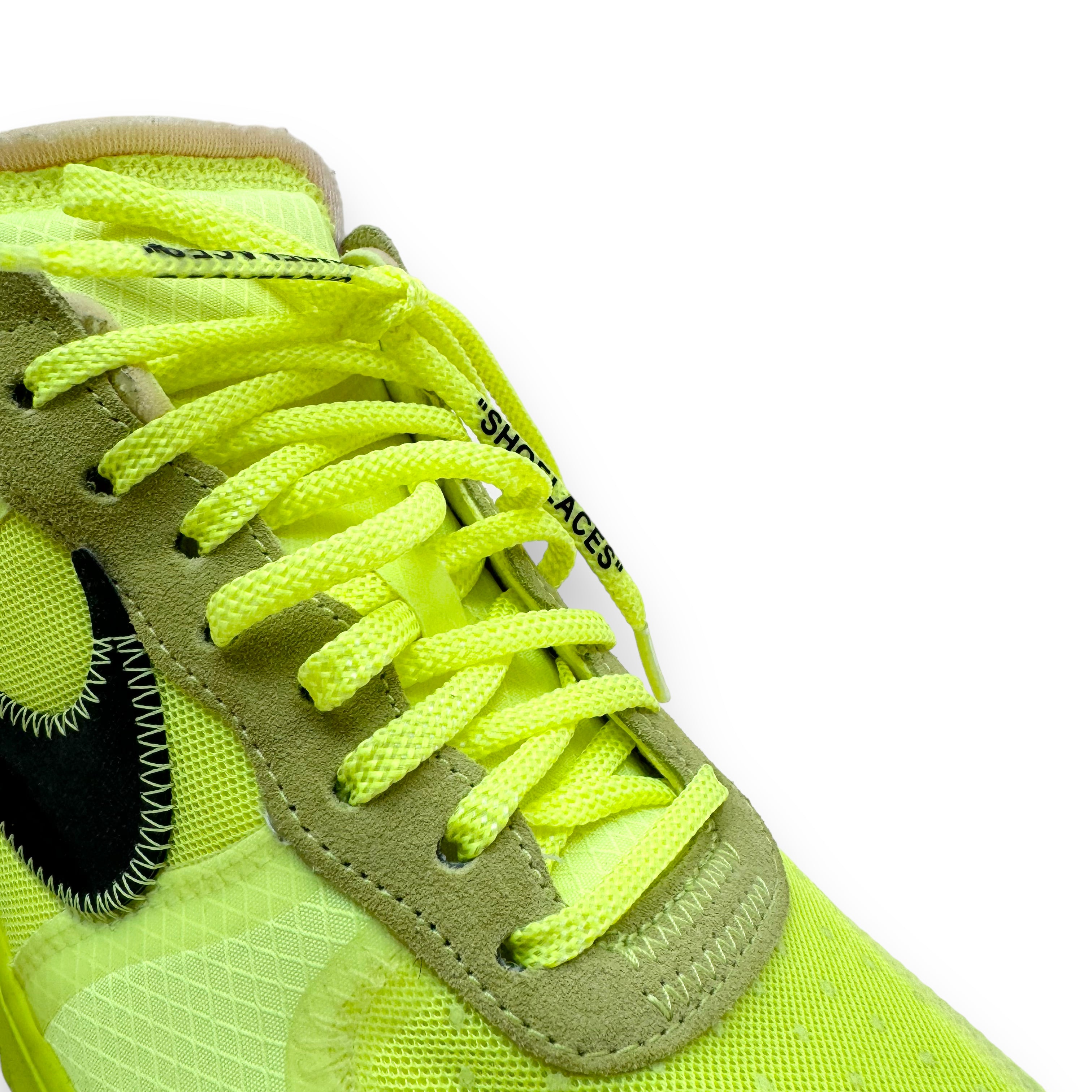 NIKE AIRFORCE 1 LOW X OFF-WHITE SNEAKERS VOLT UK8.5