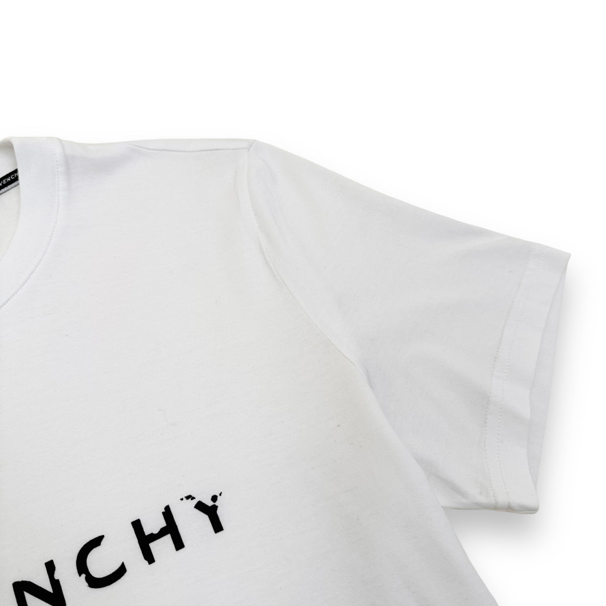 GIVENCHY COTTON LOGO T-SHIRT WHITE XS