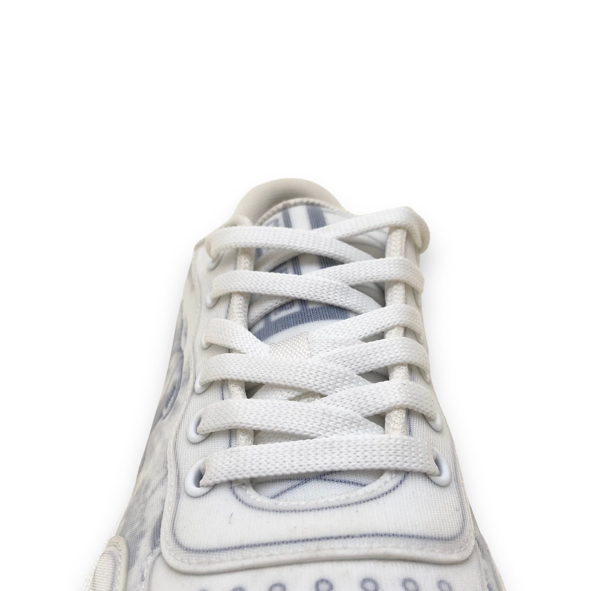 CHRISTIAN DIOR LOW TOP TIGER MESH SNEAKERS WHITE UK8