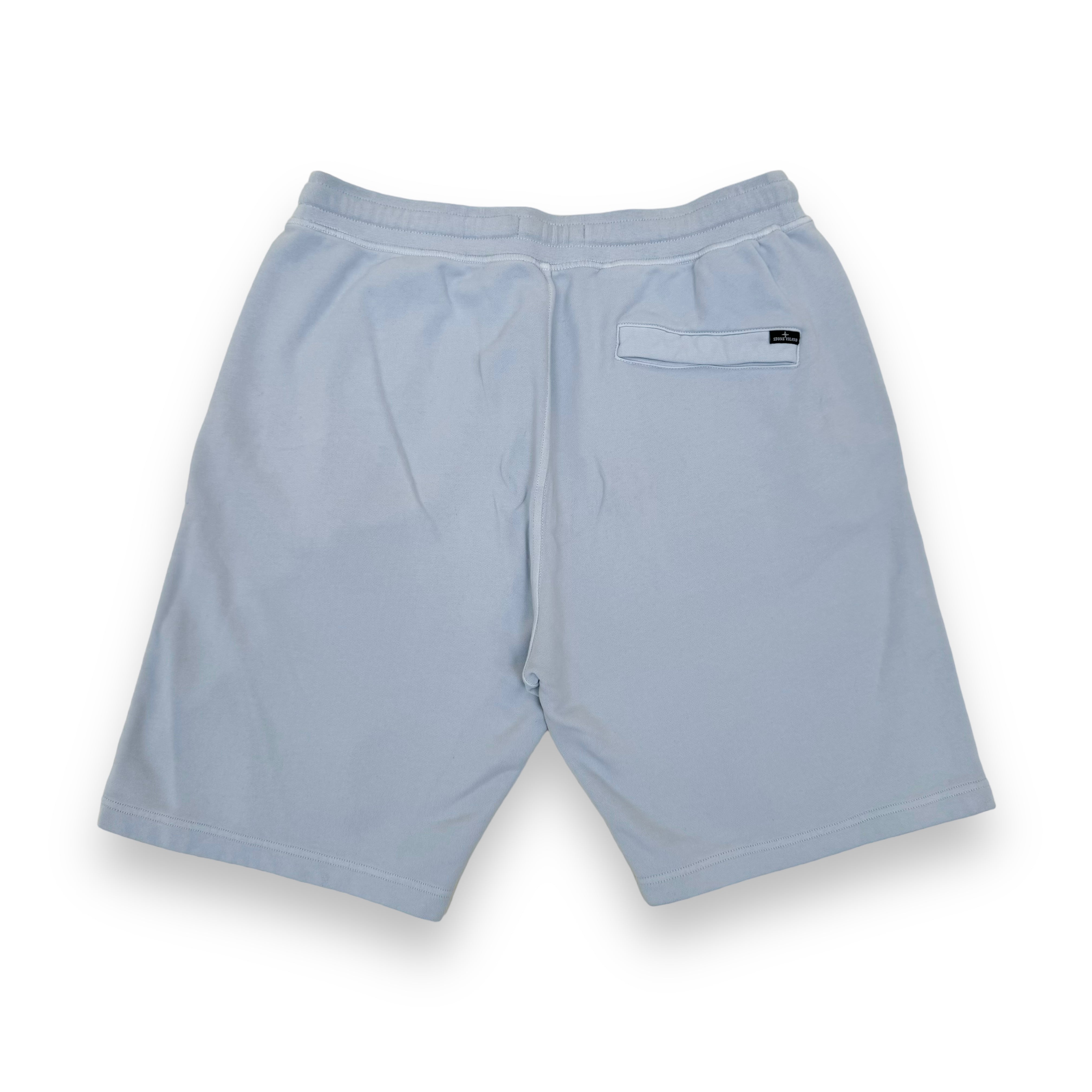 STONE ISLAND SS20 SWEAT SHORTS BABY BLUE L