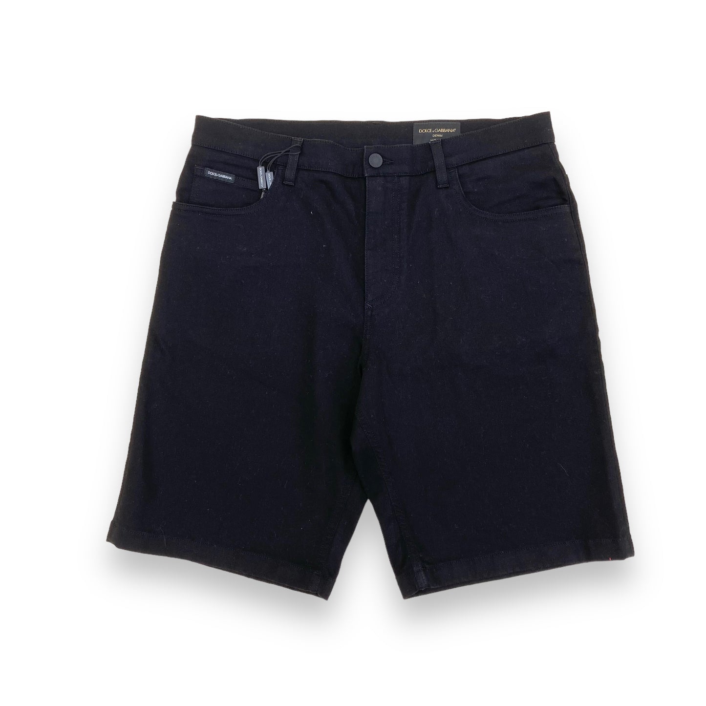 DOLCE & GABBANA DENIM SHORTS BLACK 32W