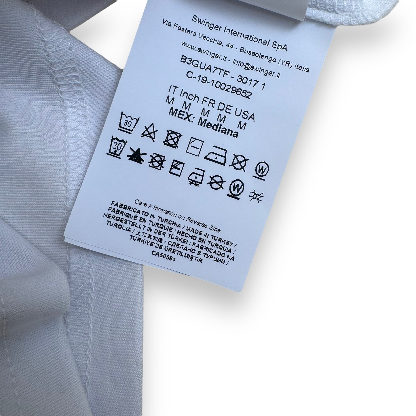 VERSACE JEANS COUTURE T-SHIRT WHITE M