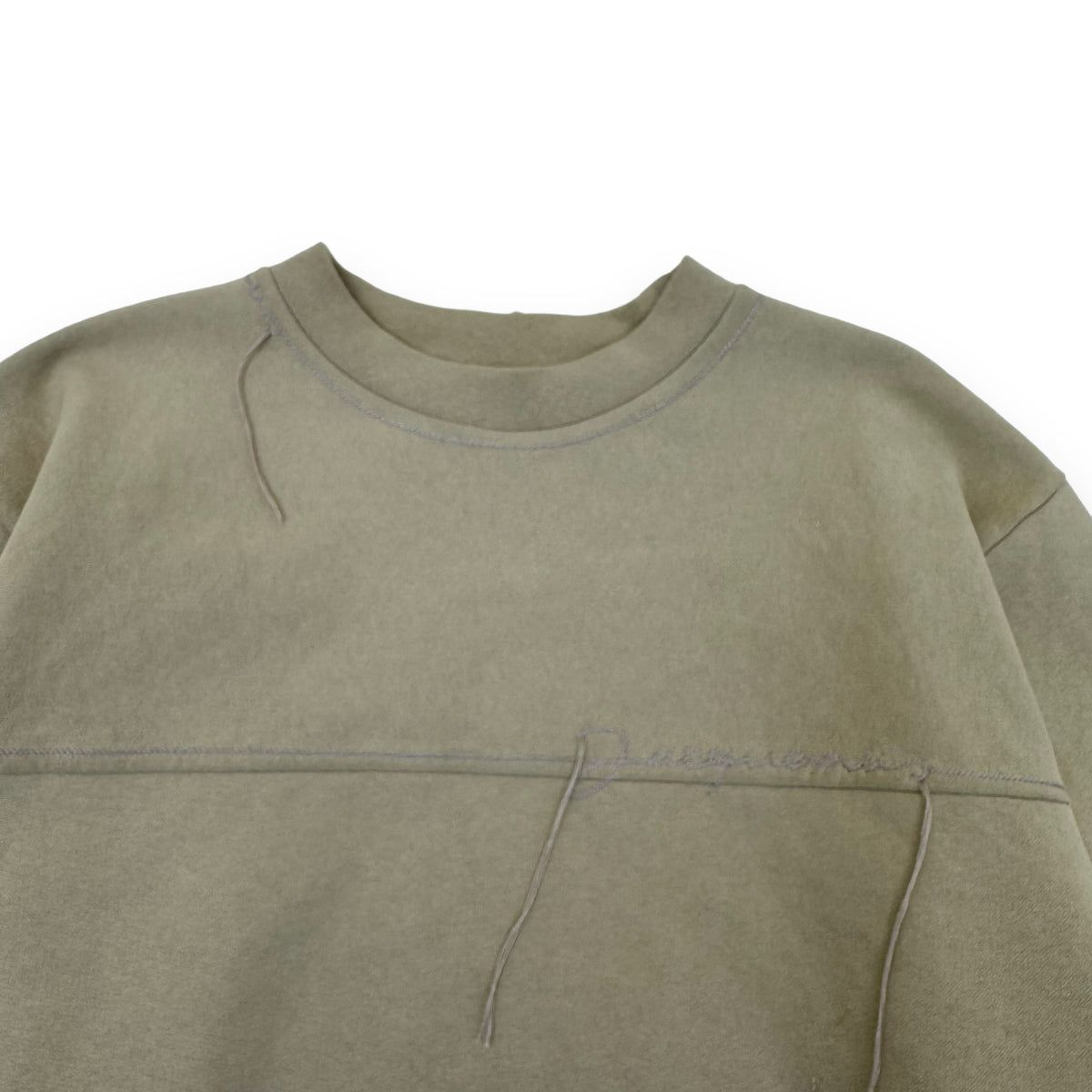 JACQUEMUS LOGO EMBROIDERED SWEATSHIRT BEIGE L