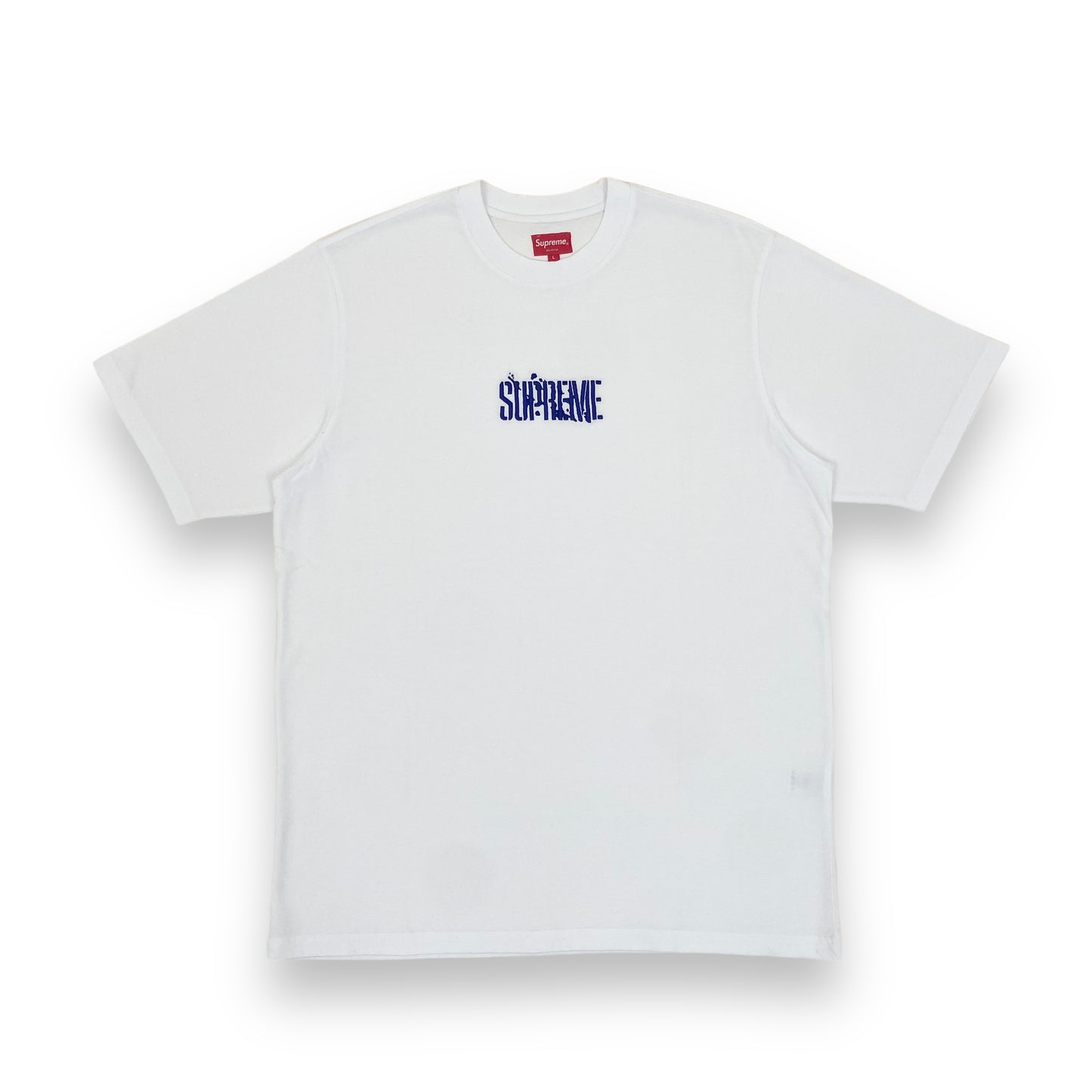 SUPREME SPLATTER SS21 T-SHIRT WHITE L