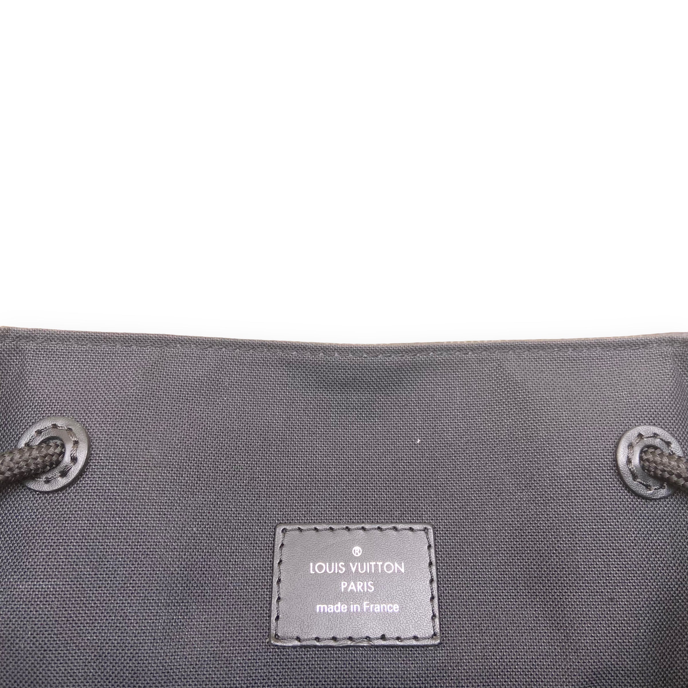 LOUIS VUITTON CHRISTOPHER MM BACKPACK BLACK