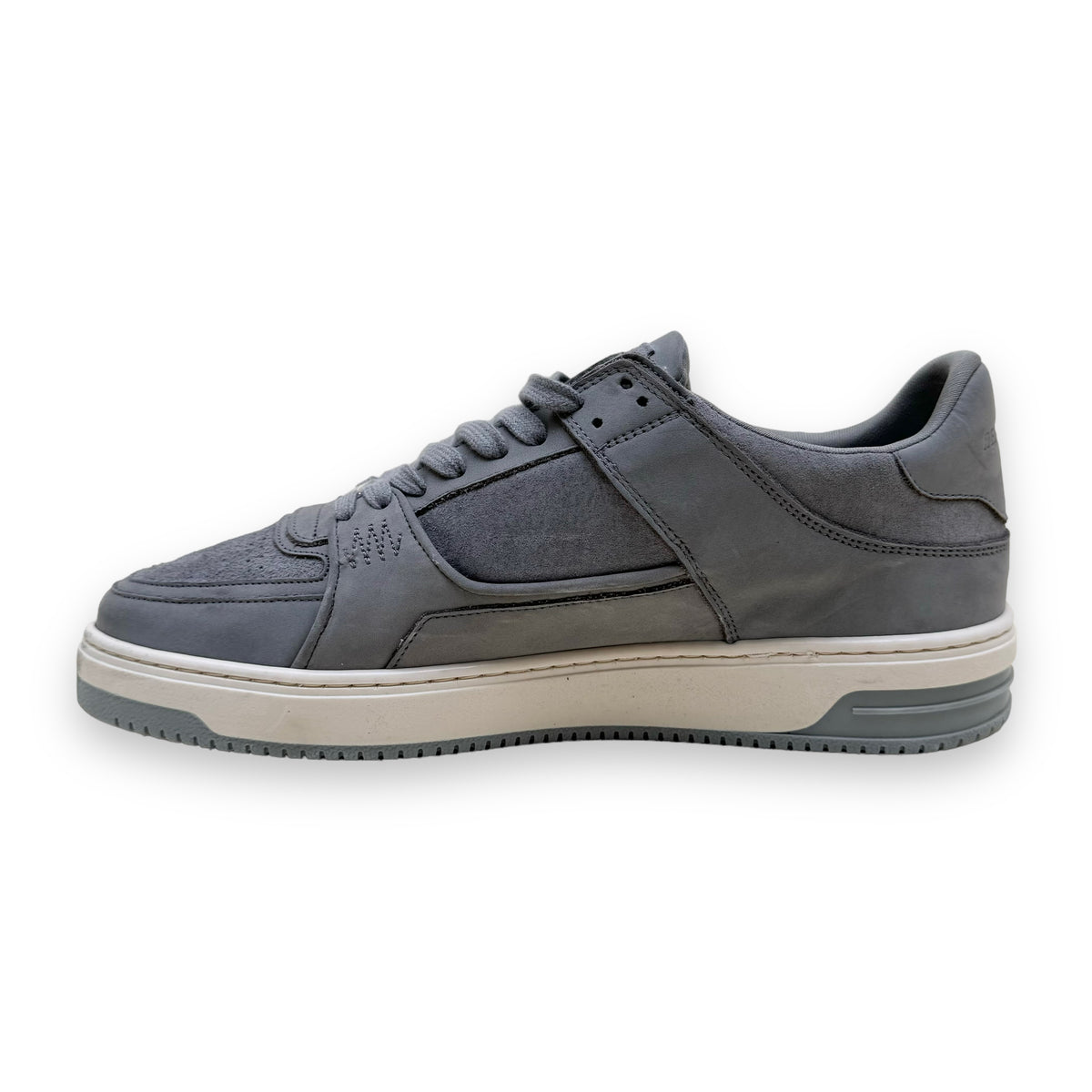 REPRESENT APEX LOW TOP SUEDE SNEAKERS GREY UK12