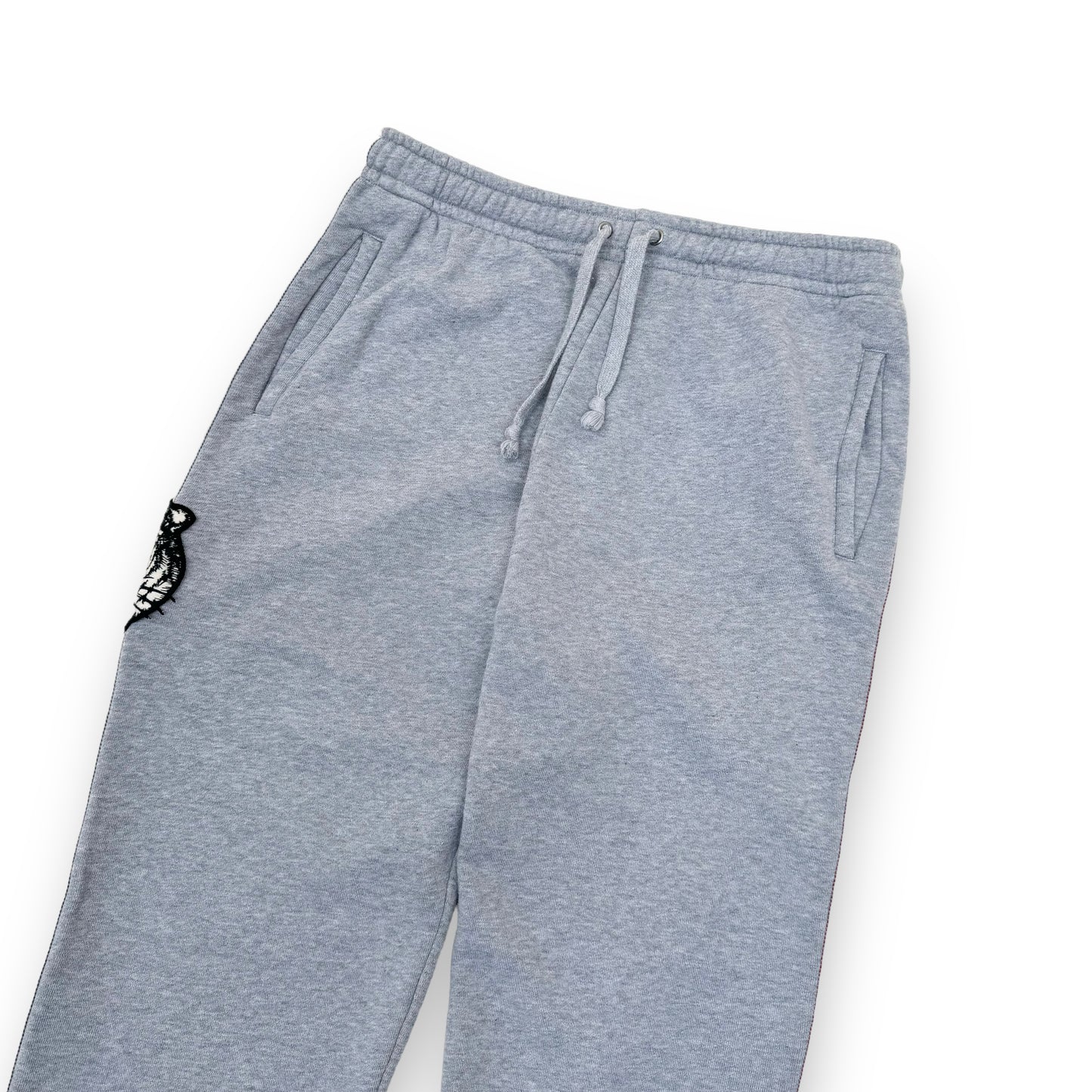 GUCCI WOLF MOTIF JERSEY SWEATPANTS GREY XL