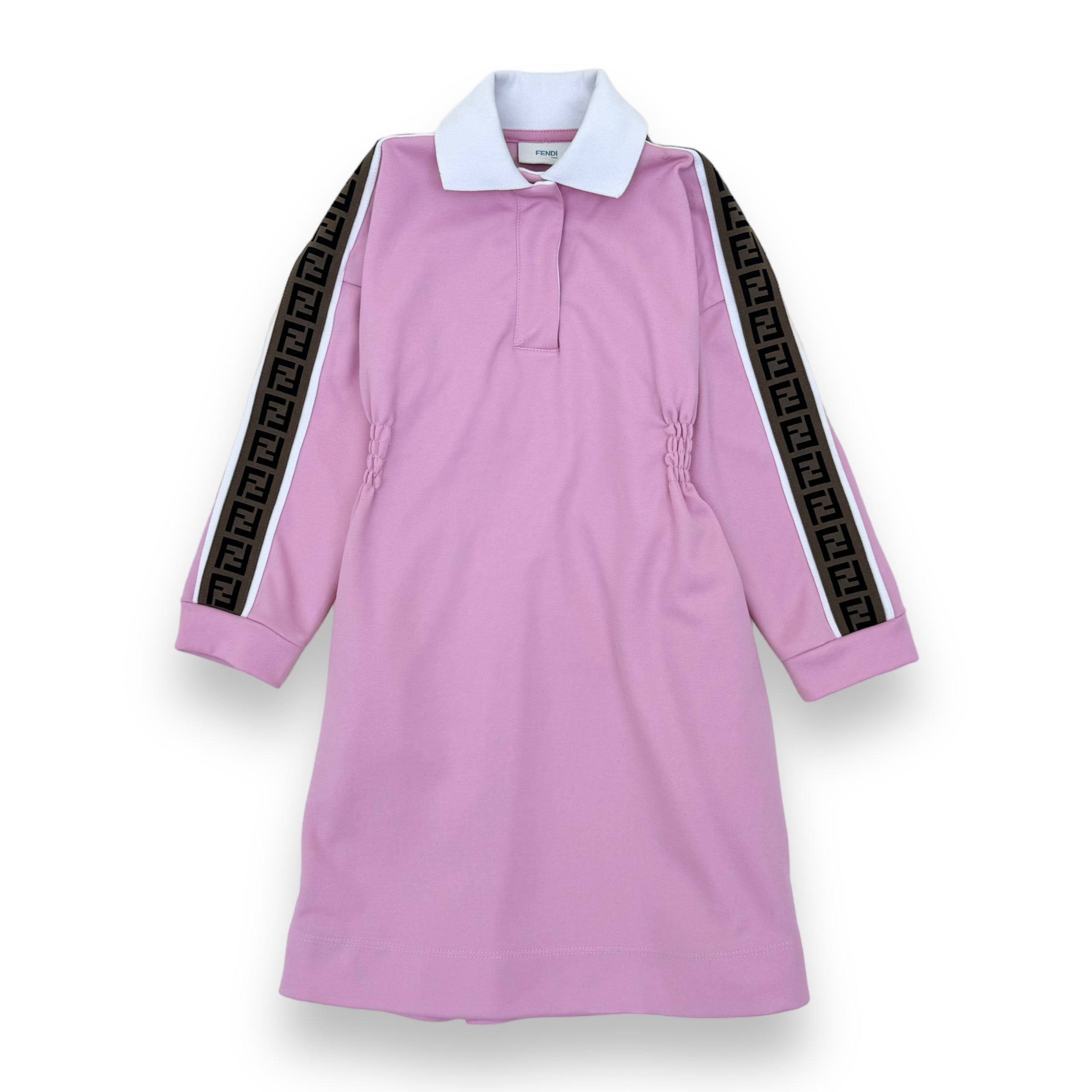 FENDI FF COTTON DRESS PINK AGE5