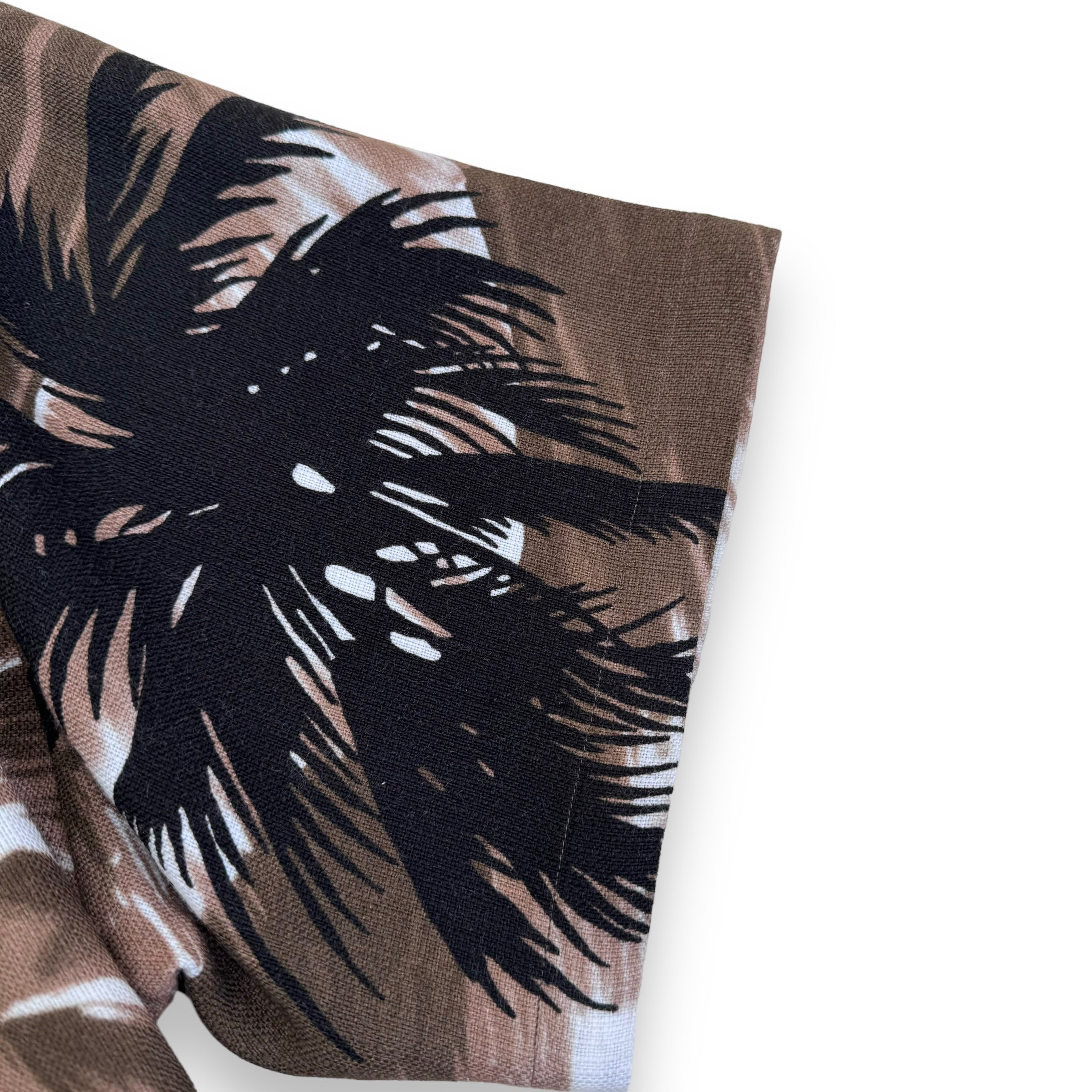 GUCCI LOVE PARADISE VISCOSE PALM TREE SHIRT GREEN M