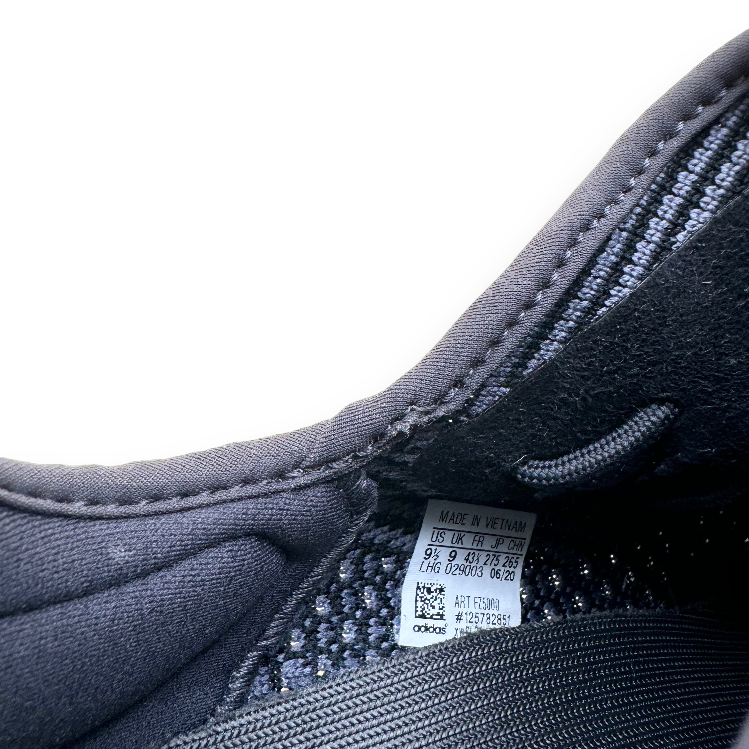 ADIDAS YEEZY 350 V2 SNEAKERS CARBON UK9
