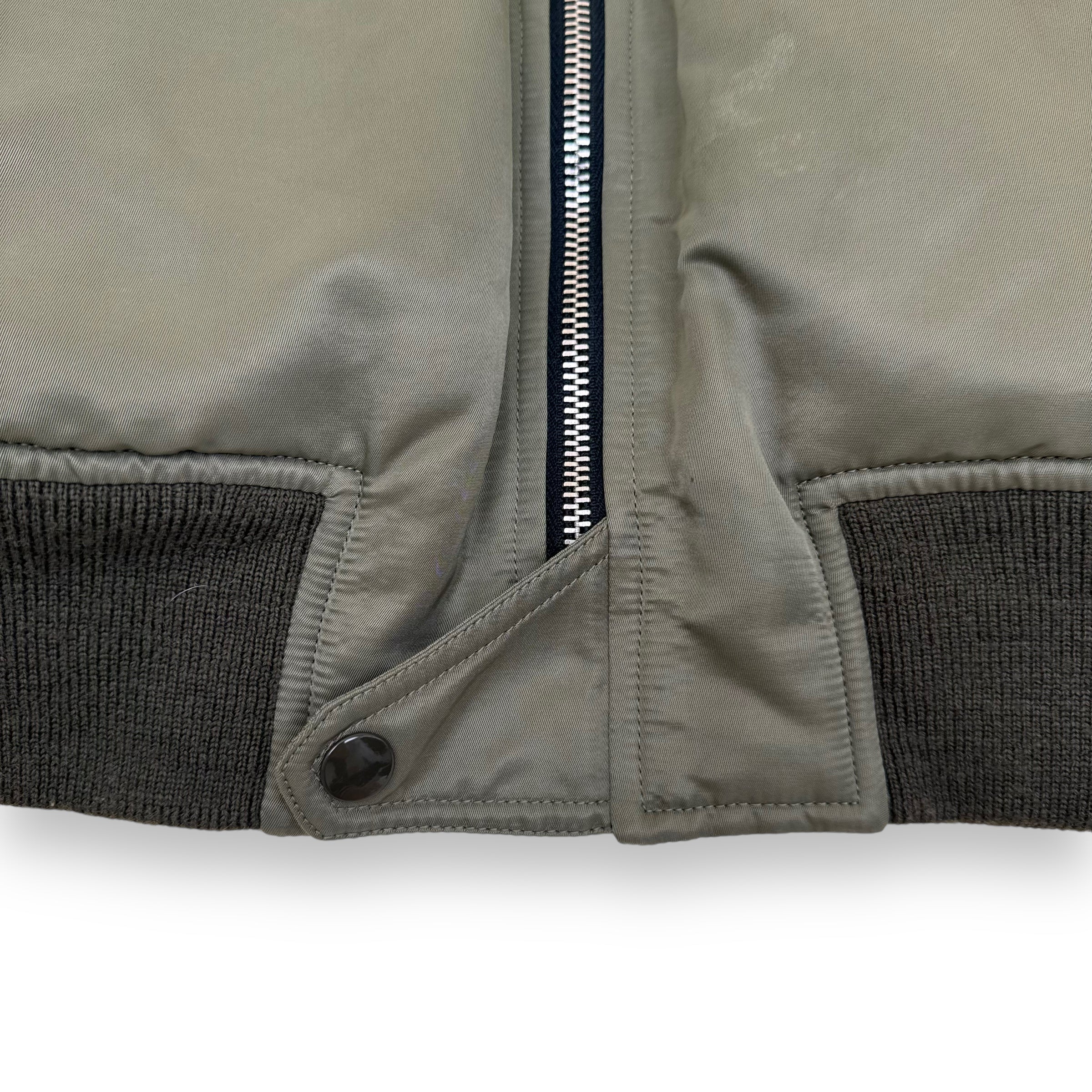 SAINT LAURENT MA-1 BOMBER JACKET KHAKI S