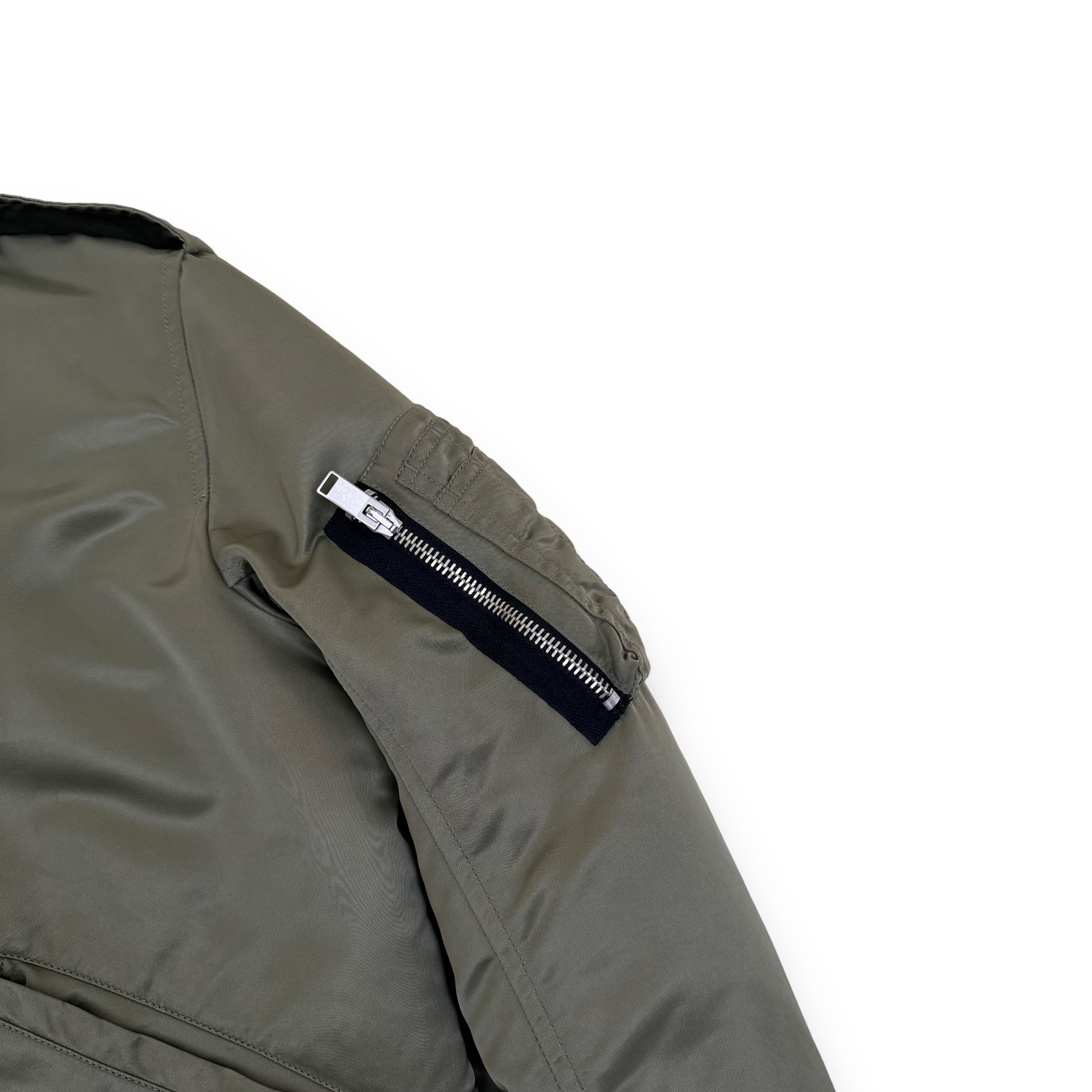 SAINT LAURENT MA-1 BOMBER JACKET KHAKI S