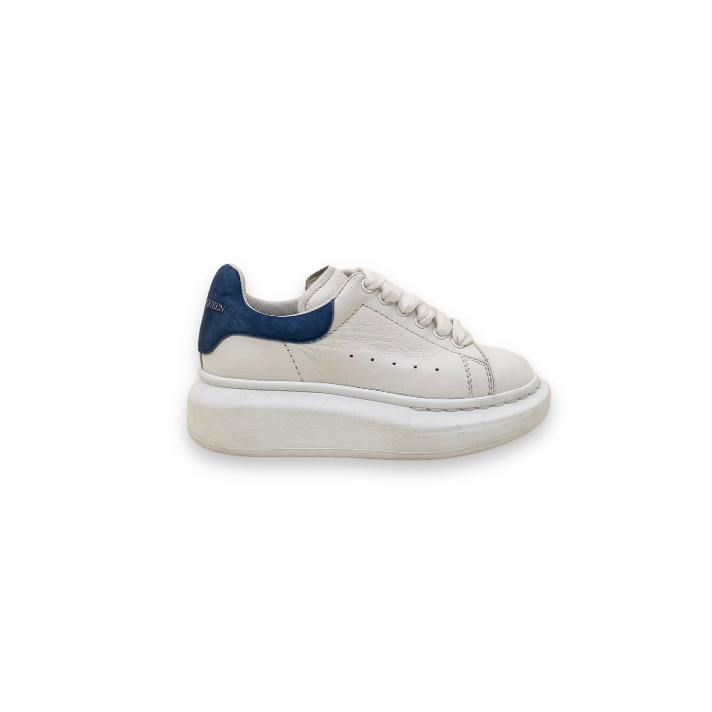 ALEXANDER MCQUEEN SNEAKERS INFANTS UK8 WHITE / BLUE