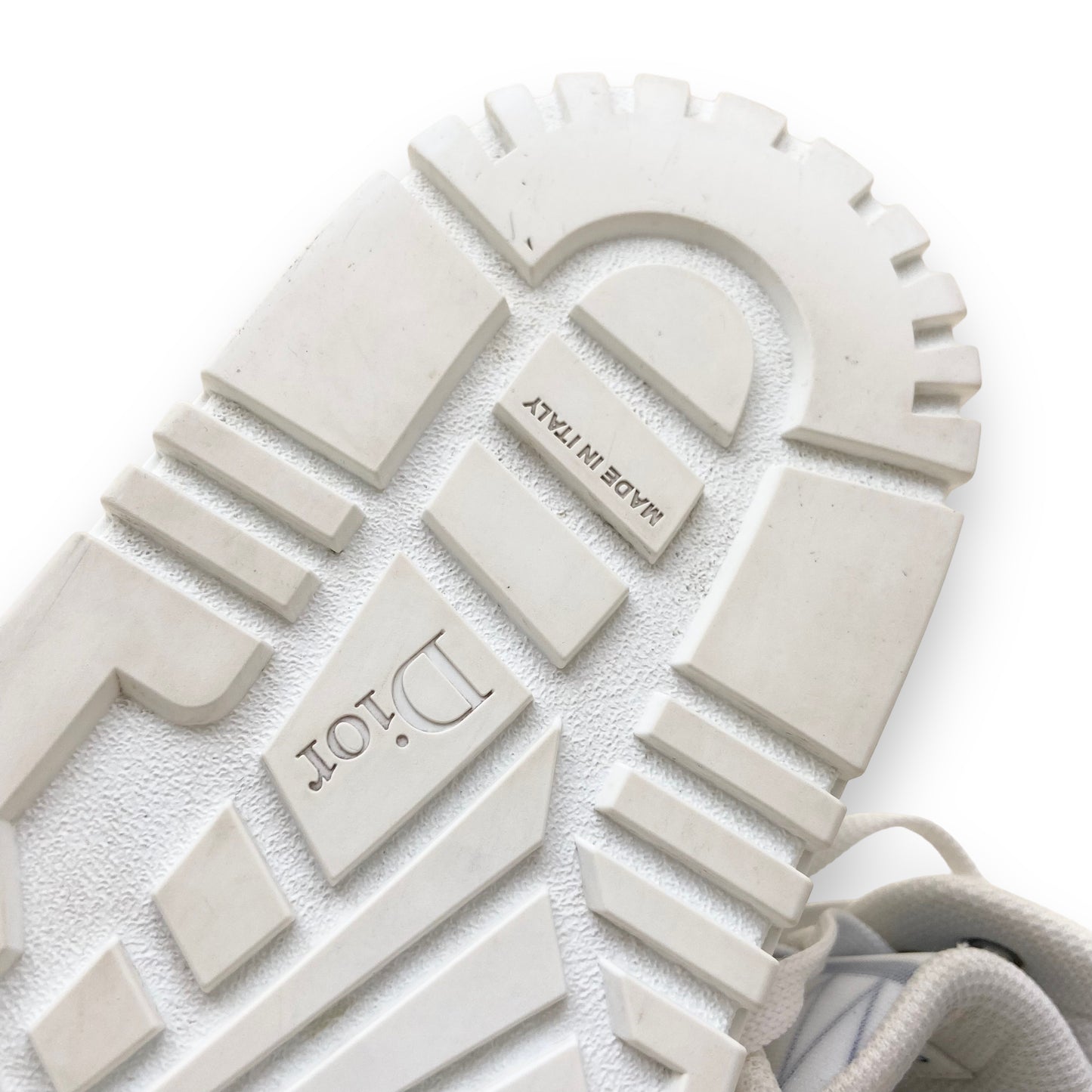 CHRISTIAN DIOR LOW TOP TIGER MESH SNEAKERS WHITE UK8