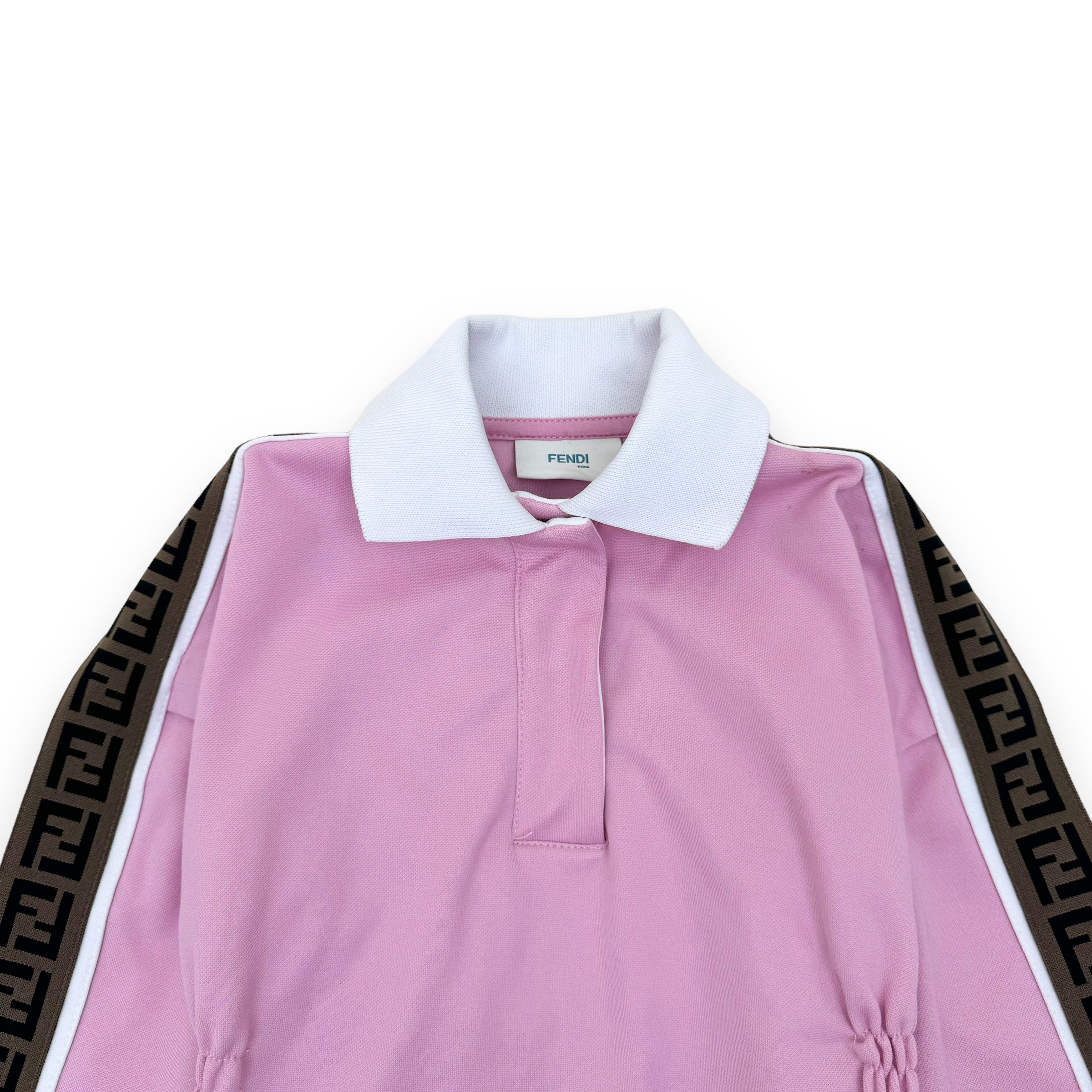FENDI FF COTTON DRESS PINK AGE5