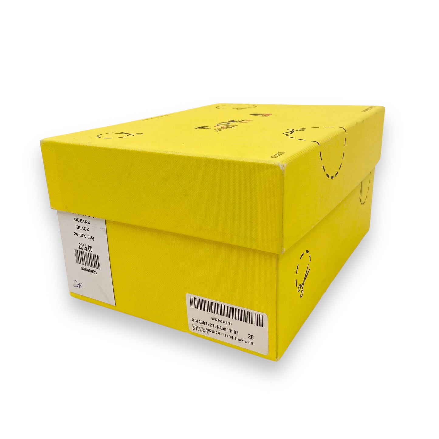 OFF-WHITE SNEAKERS BLACK UK8.5