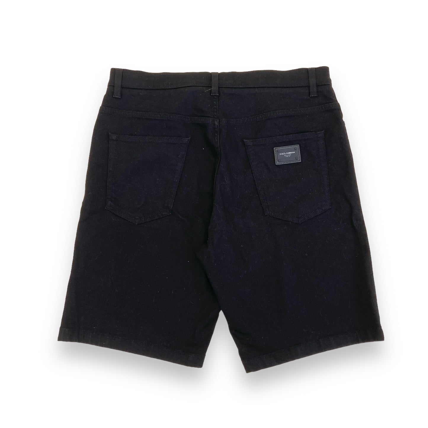DOLCE & GABBANA DENIM SHORTS BLACK 32W