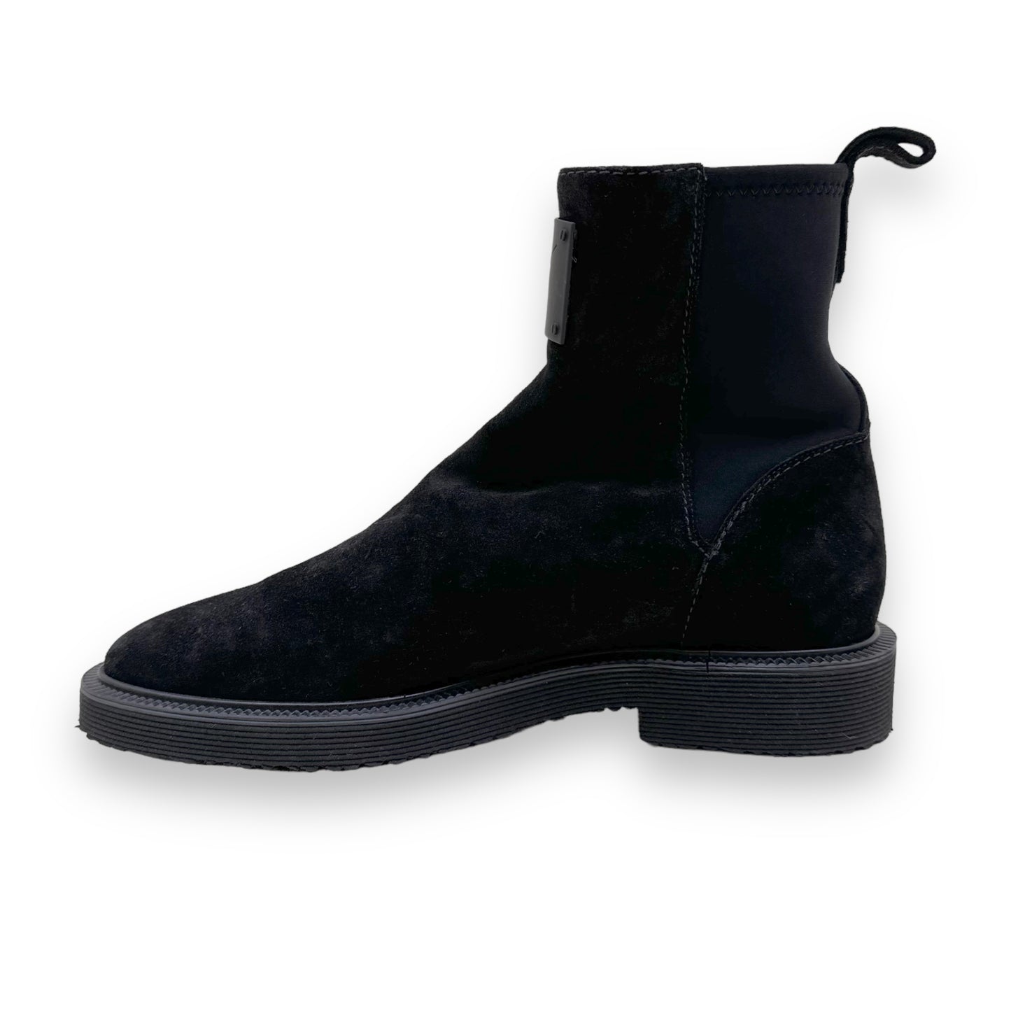 GIUSEPPE ZANOTTI SUEDE CHELSEA BOOTS BLACK UK6
