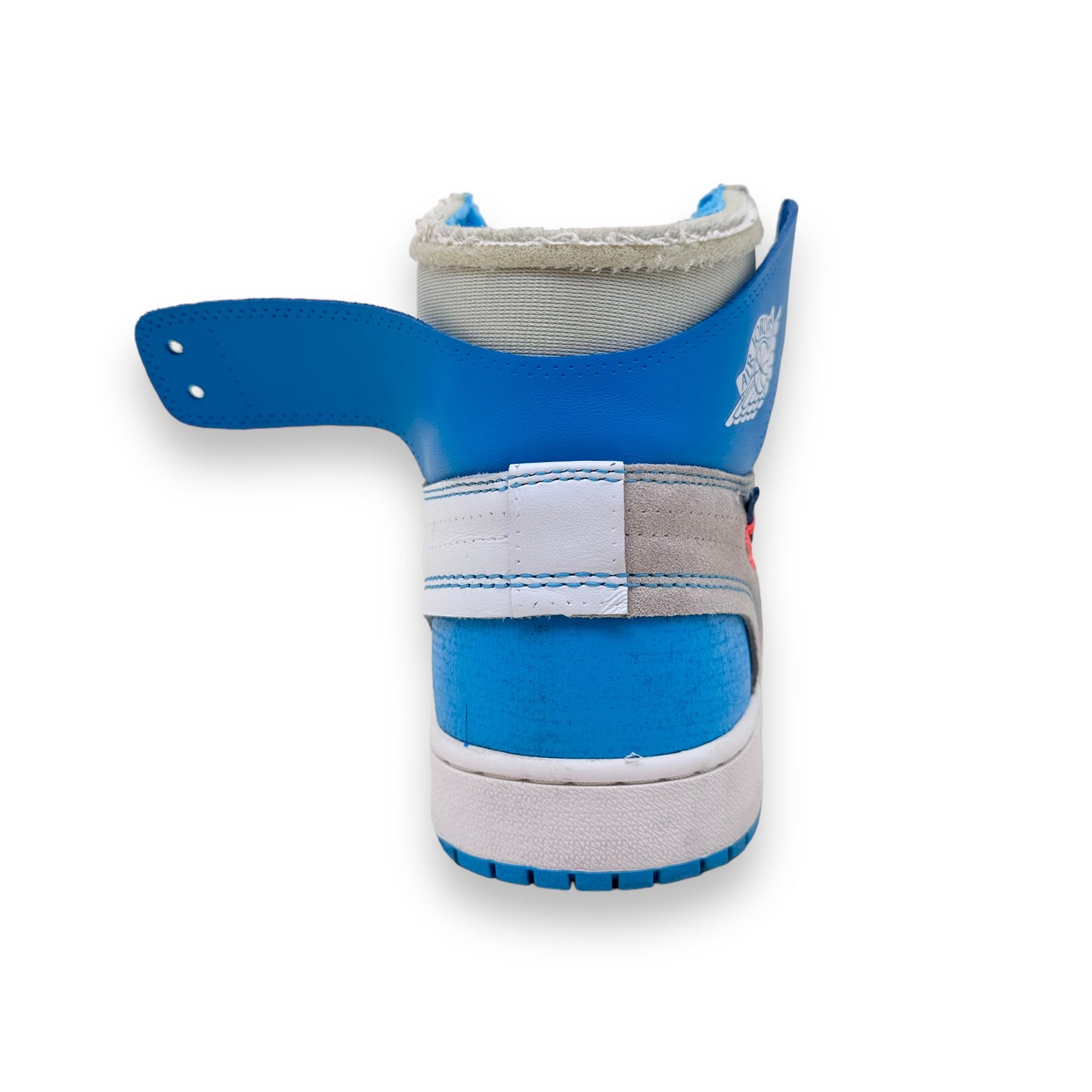 NIKE X OFF-WHITE JORDAN 1 HIGH UNIVERSITY BLUE UNC SNEAKER UK11