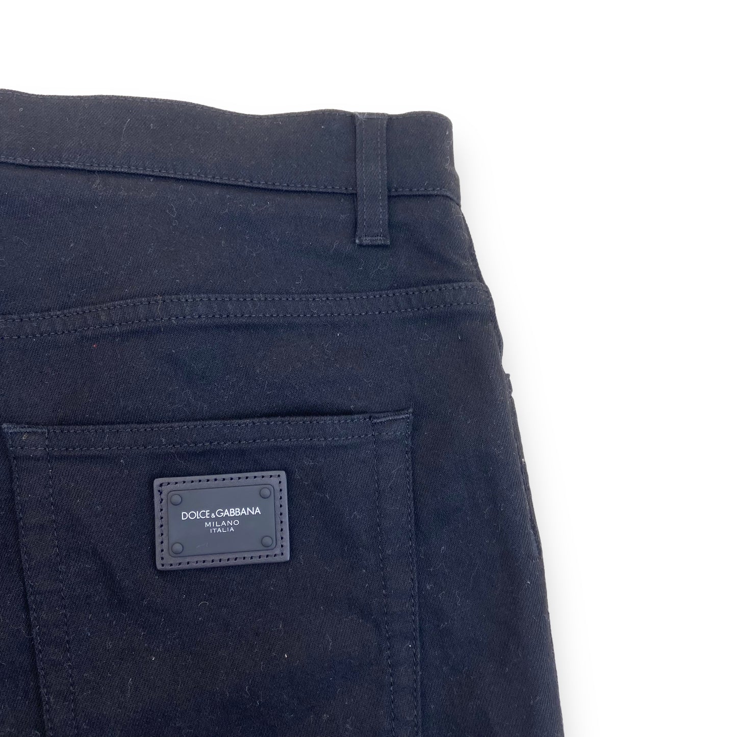 DOLCE & GABBANA DENIM SHORTS BLACK 32W