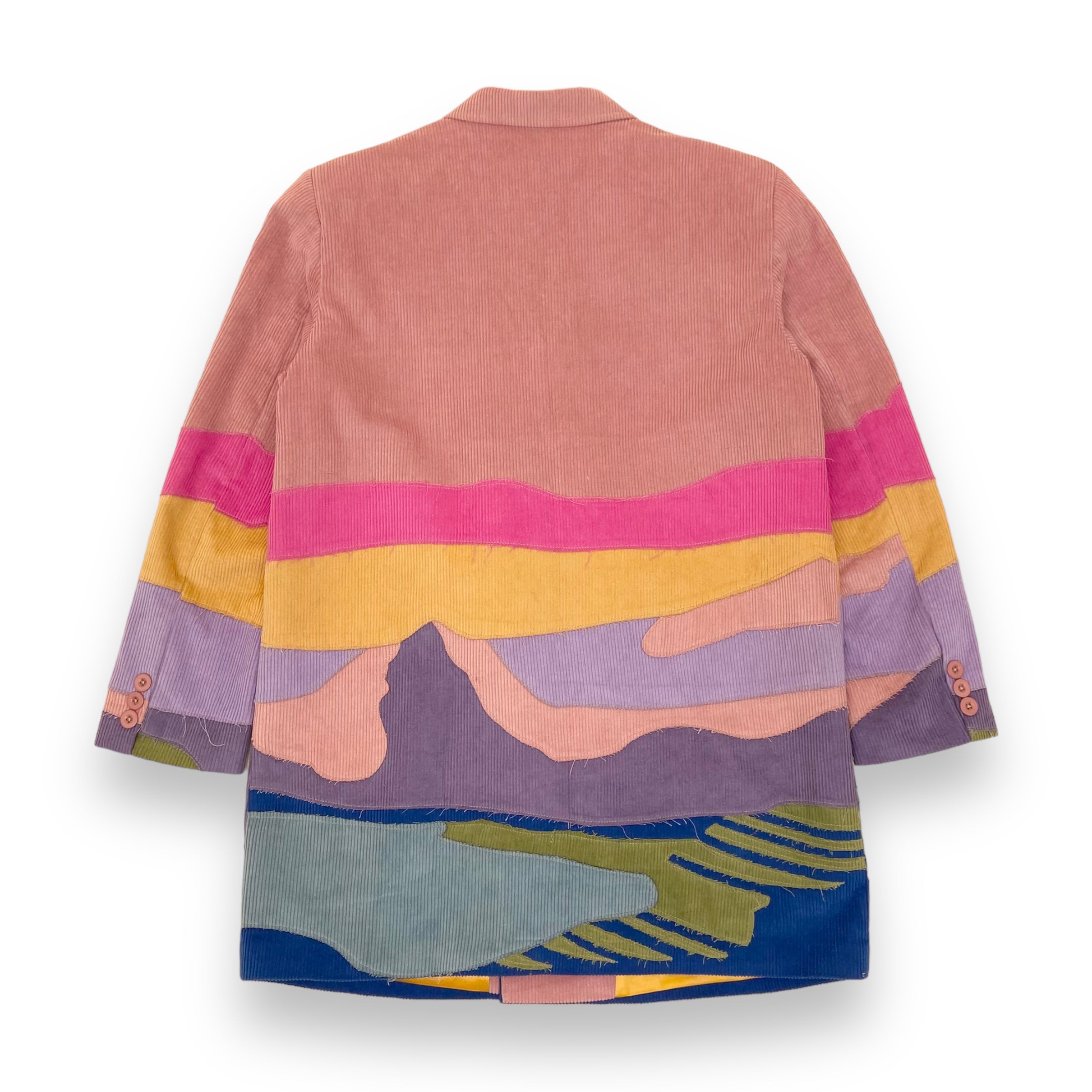 KIDSUPER CORD LANDSCAPE BLAZER MULTICOLOURED XL
