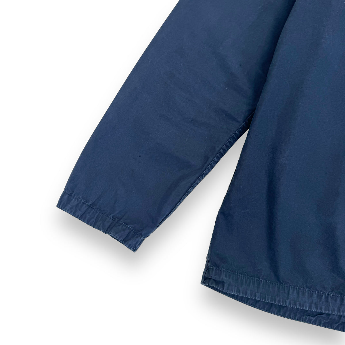 STONE ISLAND GARMENT DYED POCKET ZIP-UP OVERSHIRT NAVY XL